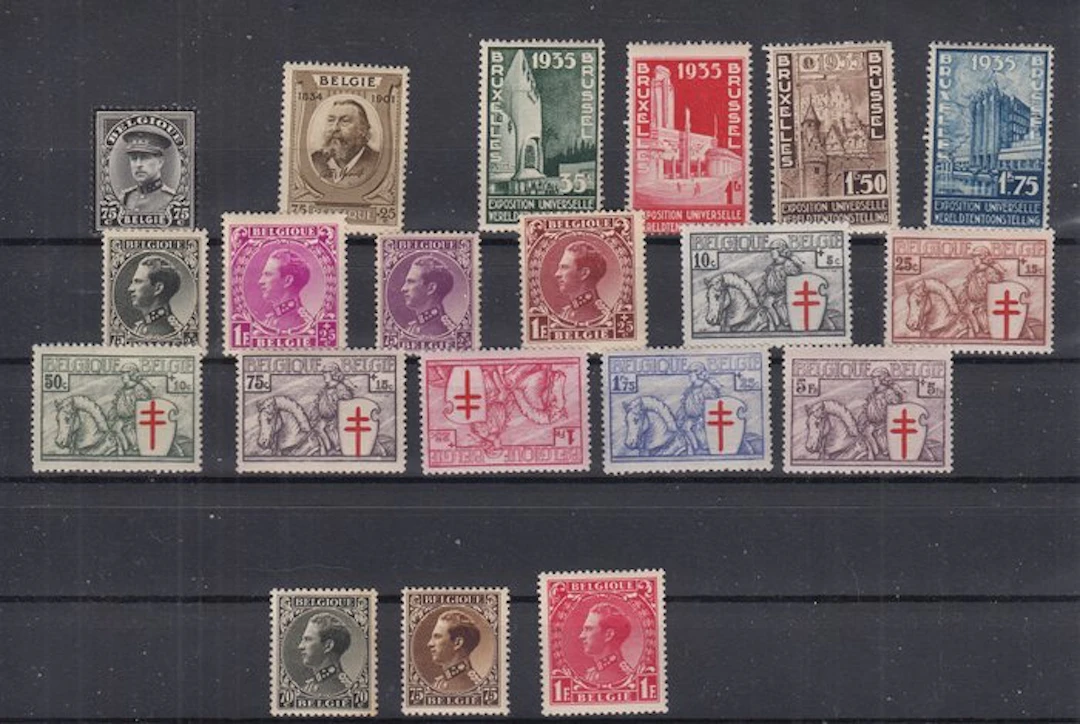 Belgium 1934 - full year 1934 - OBP : 384/403