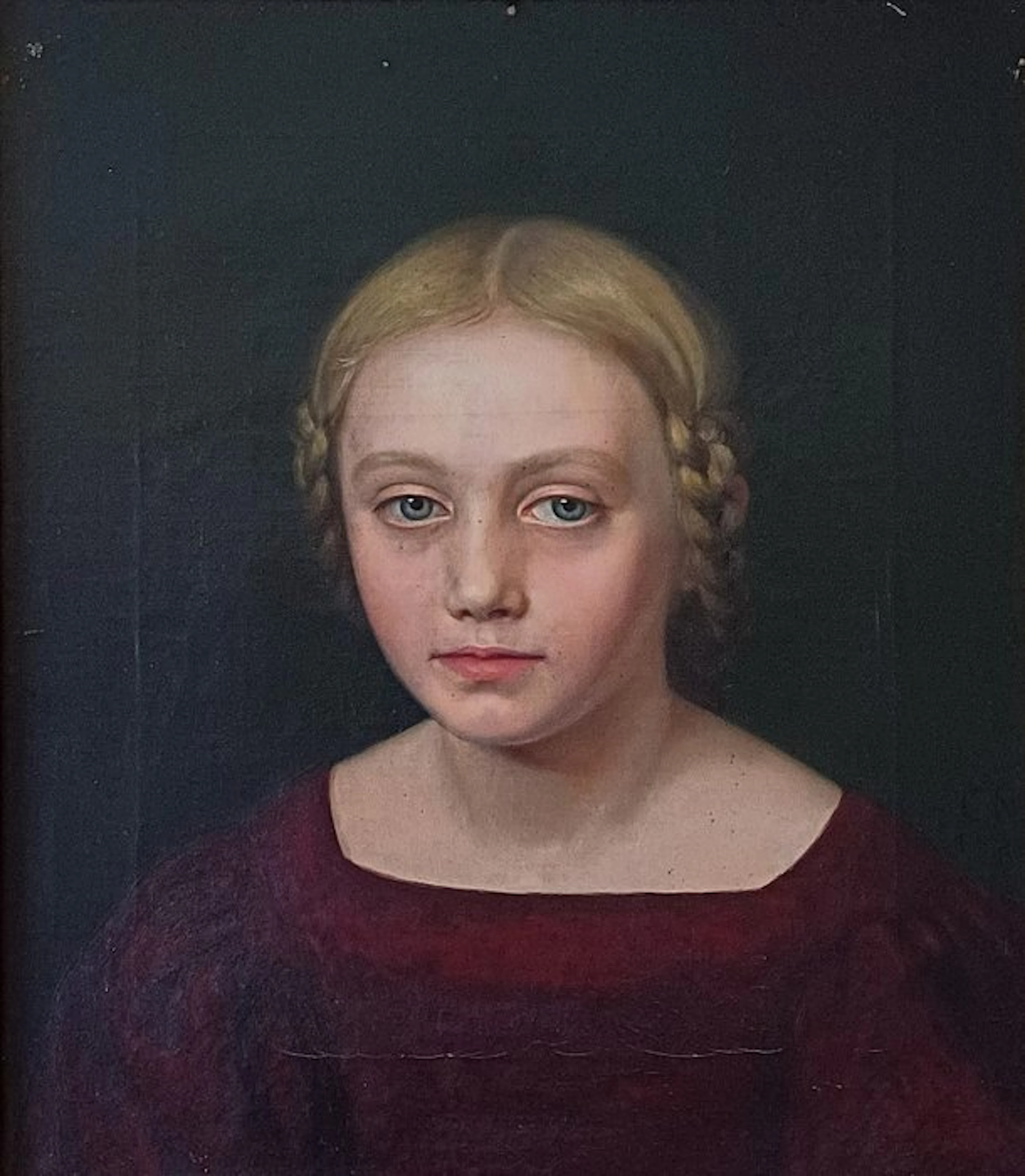 Italian school (XIX) - Portrait of a Girl