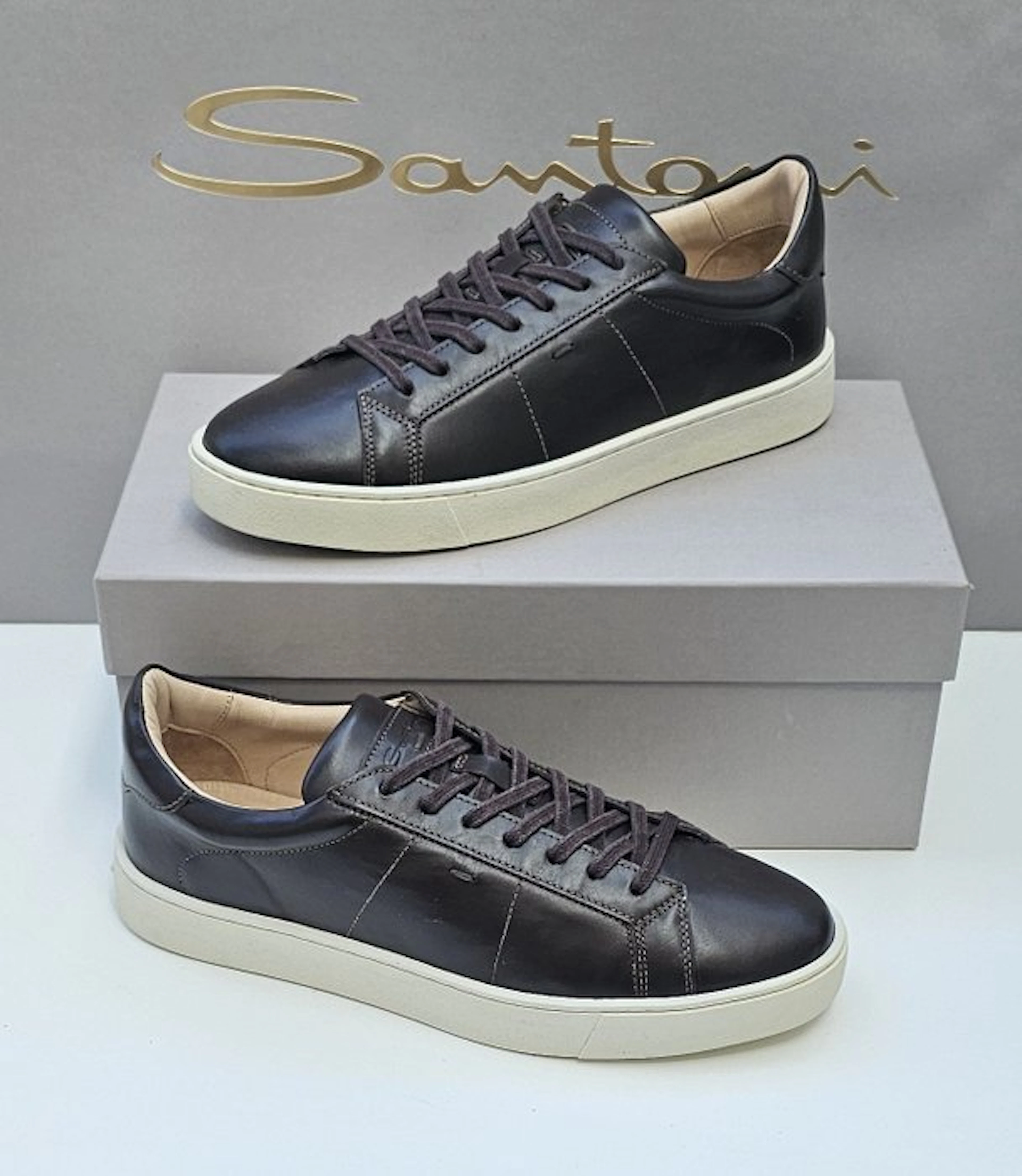 Santoni - Sneakers - Size: EU 42, EU 41.5 - New with tags