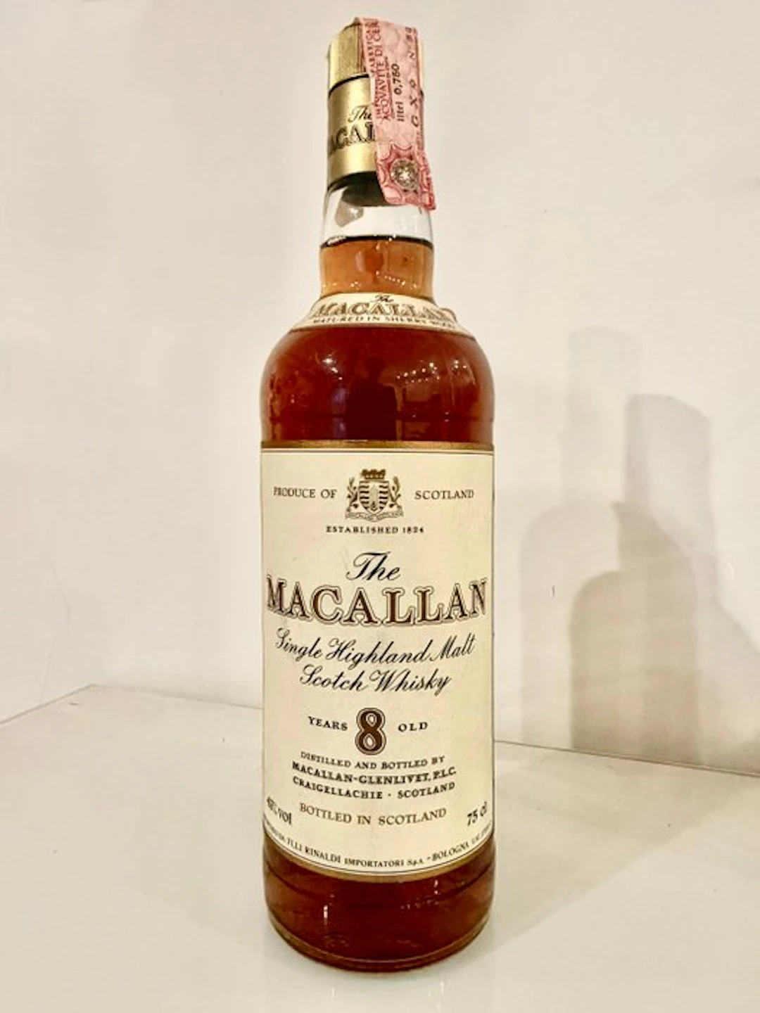 Macallan 8 years old Sherry Wood - b. 1980s - 75cl