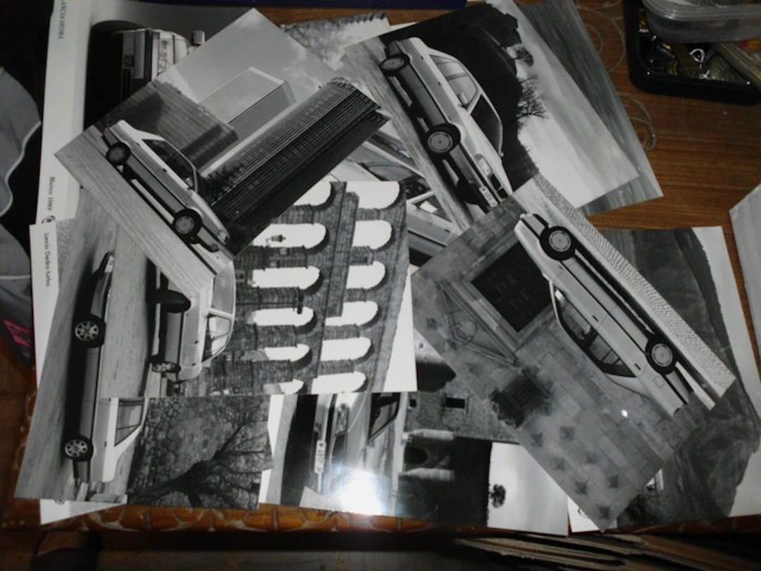 Lancia Dedra 13 fotografie da cartella stampa press photo - Brochure
