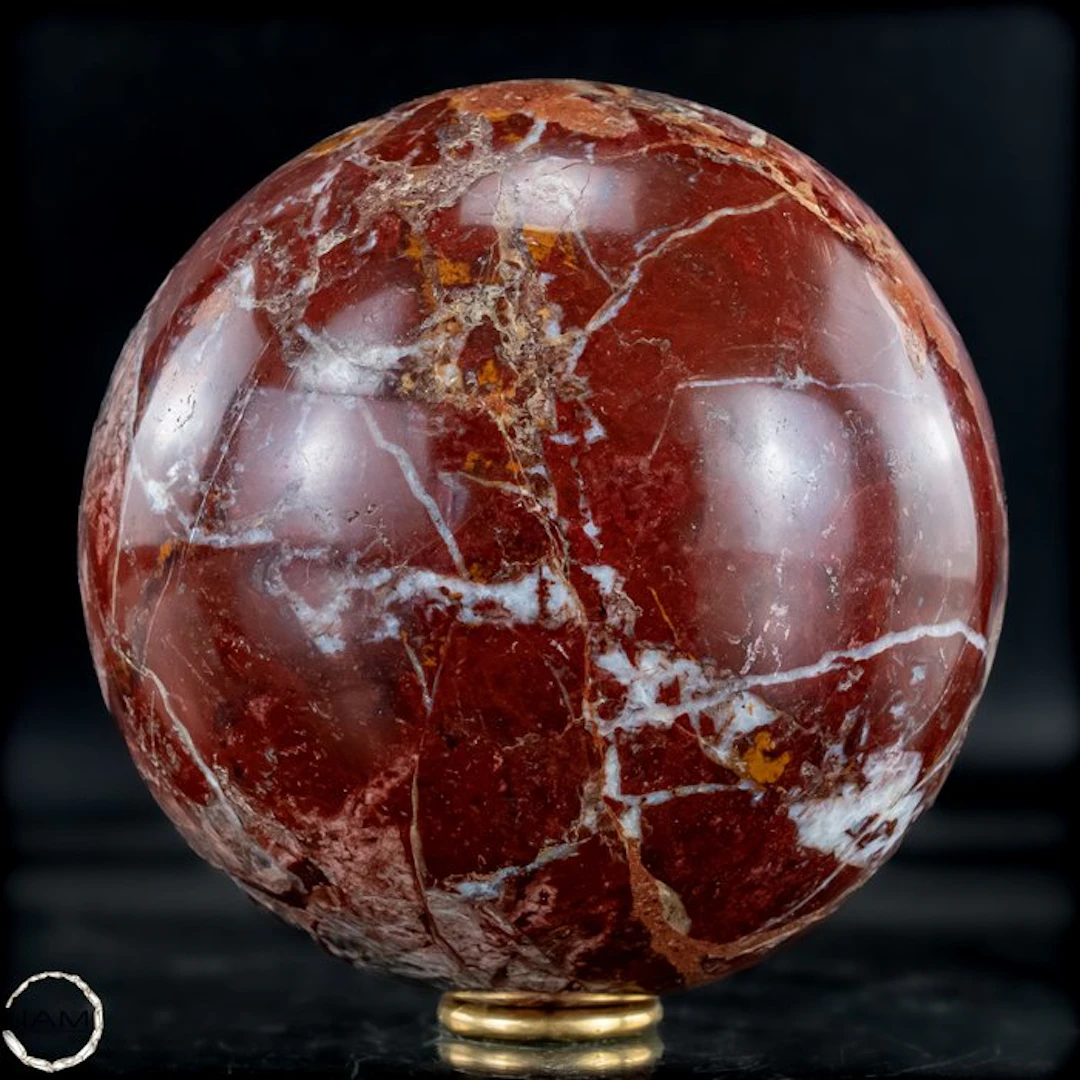 Natural Rare Red Jasper-Quartz Sphere, Himalaya- 1921.17 g