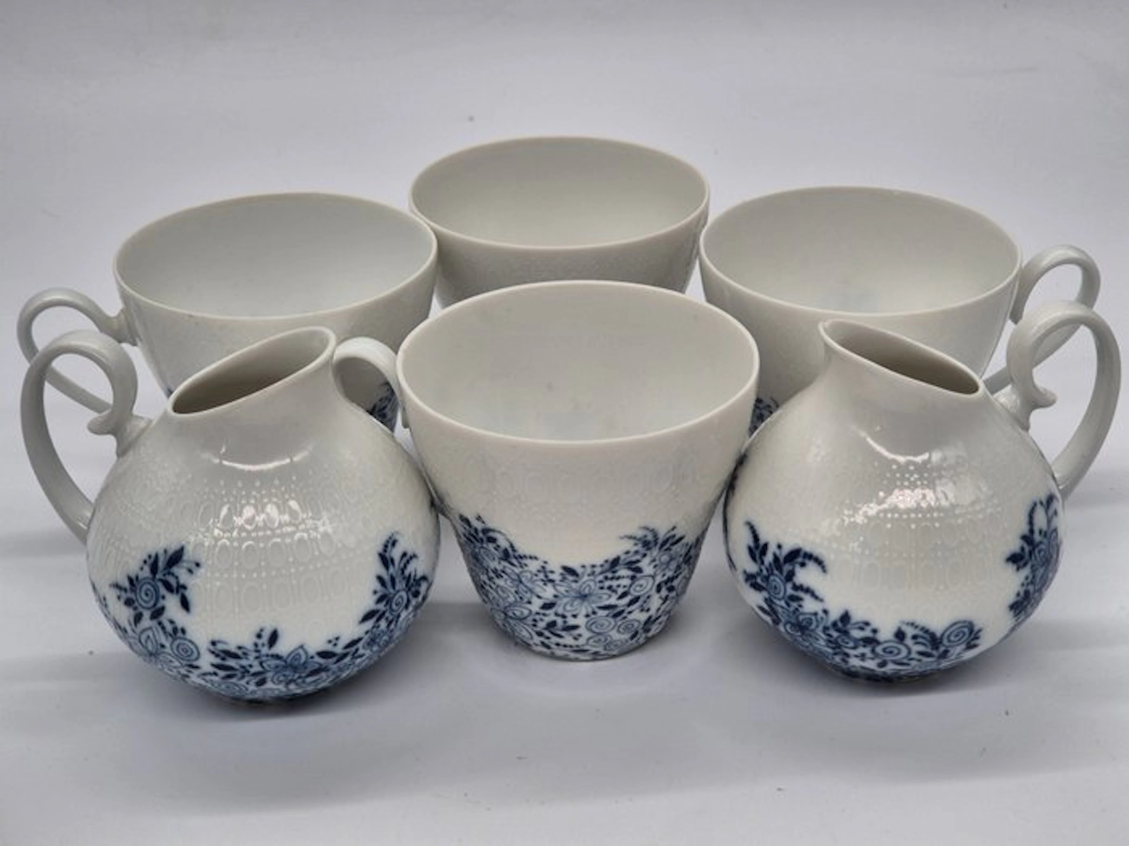 Classic Rose Rosenthal Group – Tassen und Milchkännchen –...
