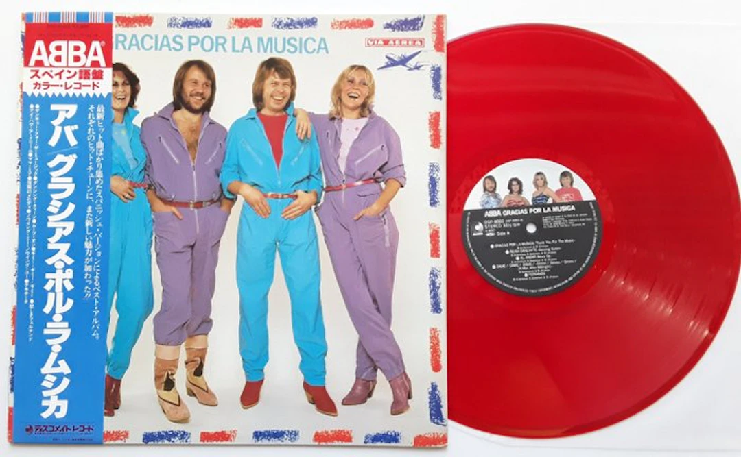 ABBA - Gracias Por La Musica - Limited Edition RED VINYL...