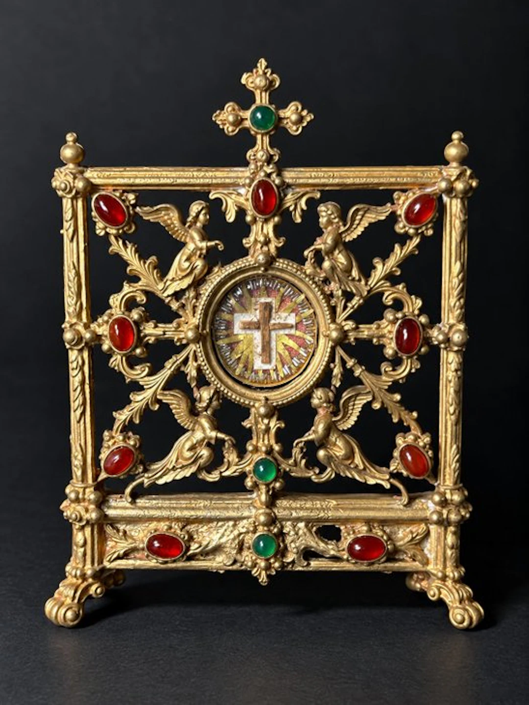 Reliquary - Alloy - 1800-1850 - Holy Cross of Our Lord Jesus Christ.