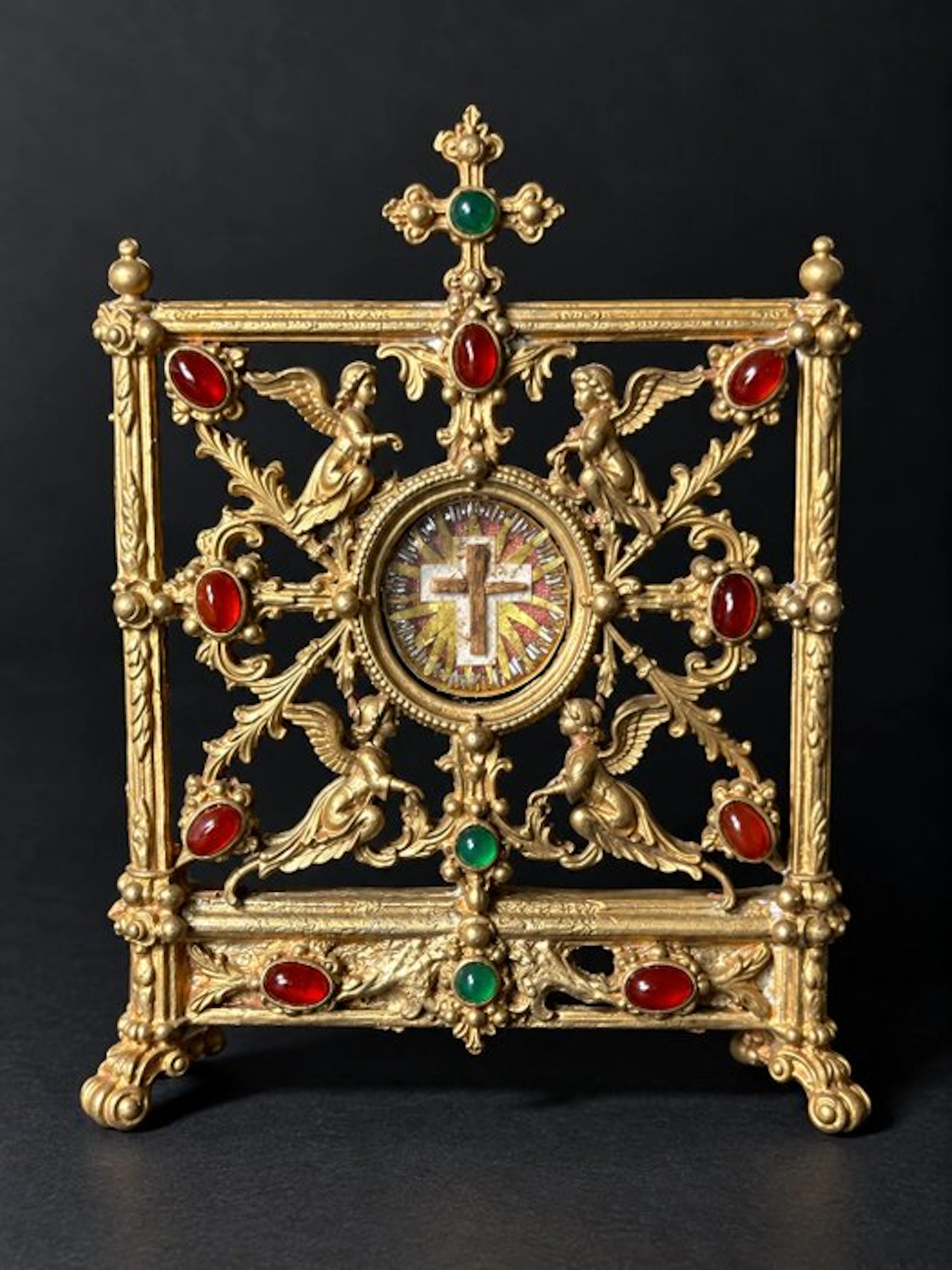 Reliquary - Alloy - 1800-1850 - Holy Cross of Our Lord Jesus Christ.