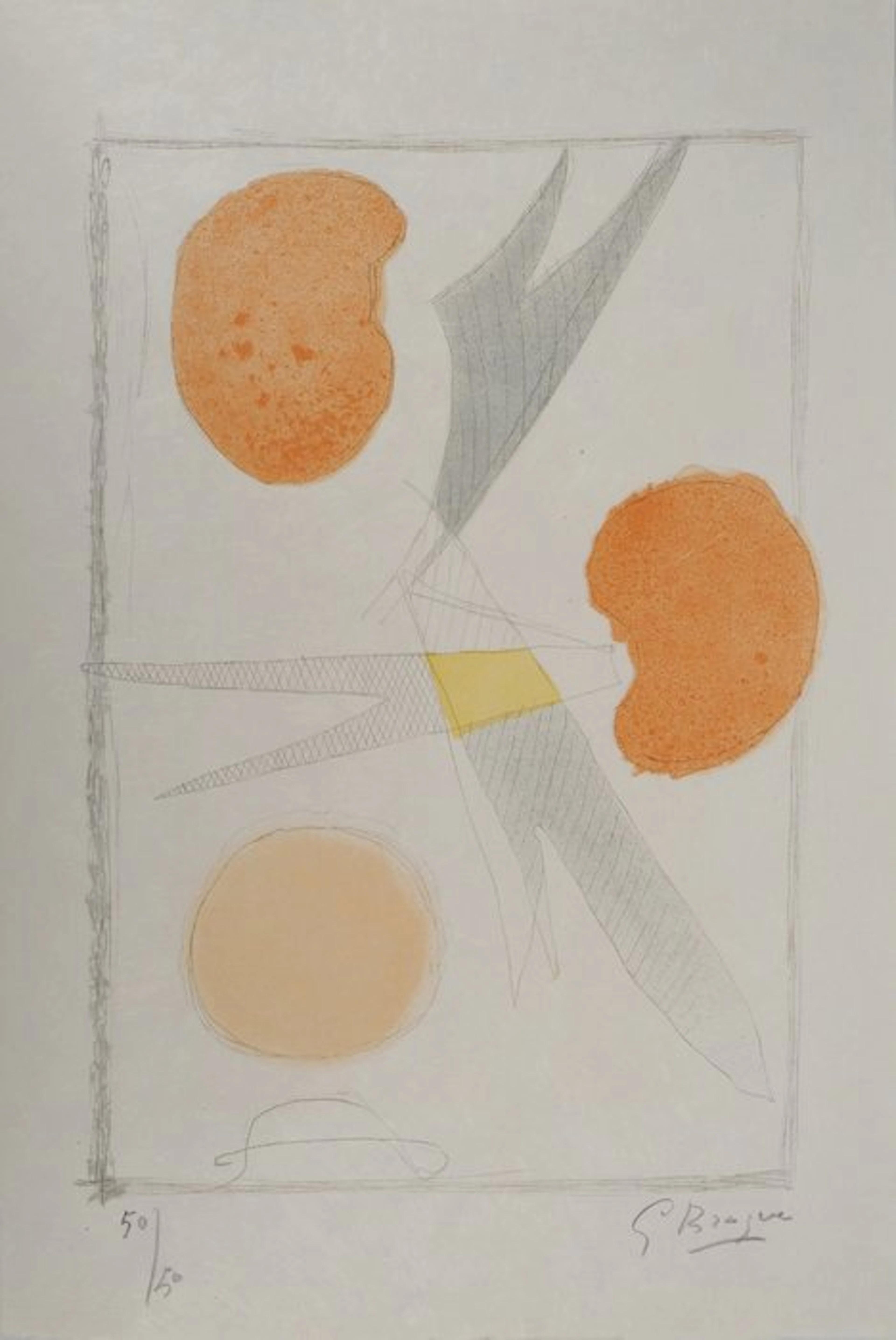 Georges Braque (1882-1963) - Oiseau abstrait