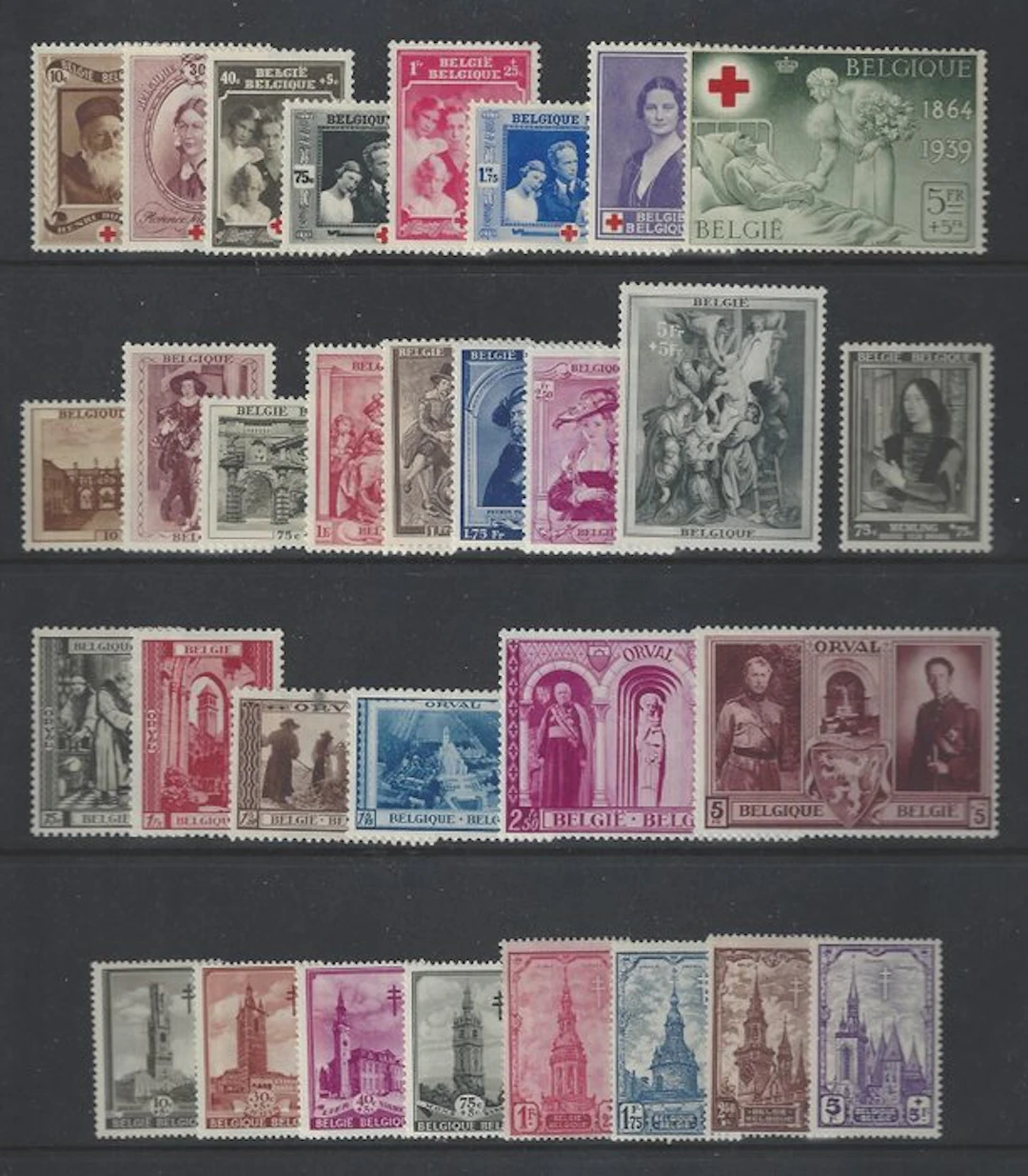 Belgium 1939 - The full volume for the year - OBP/COB 496/526