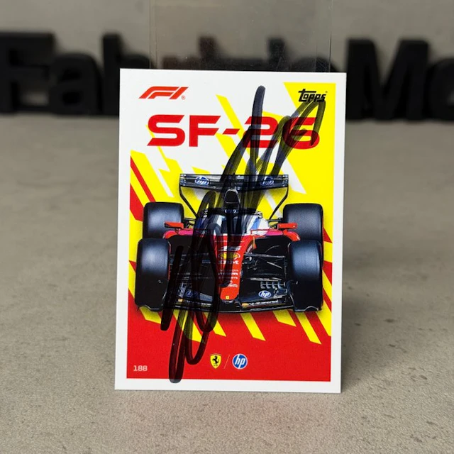 Ferrari - Topps 188 Turbo Attax SF 26 Leclerc Signed...