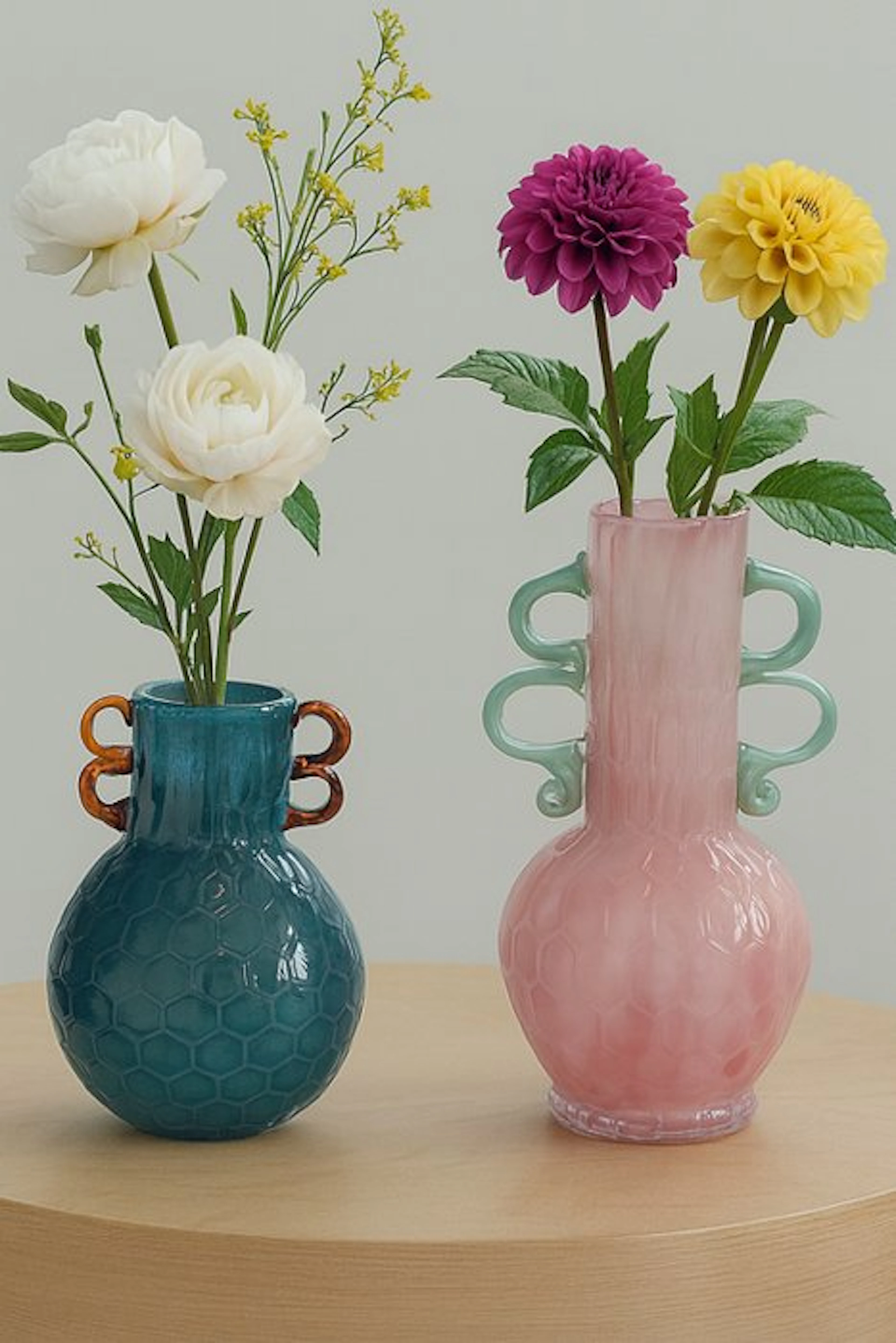 Cloudnola - Vase - Set of 2 Handblown Glass Vases - new...