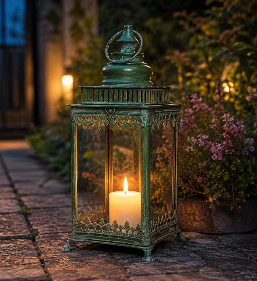 Lantern - Glass, Metal