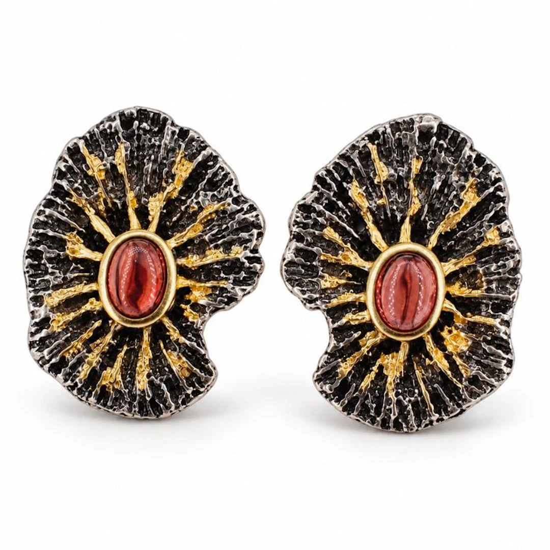No reserve price - Earrings Gold-plated