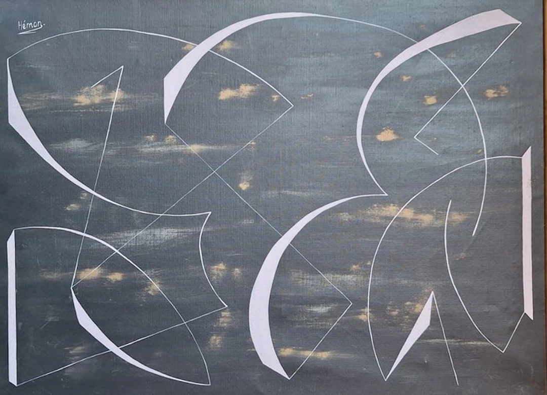 Sedje Hèmon (1923-2011) - Composizione astratta