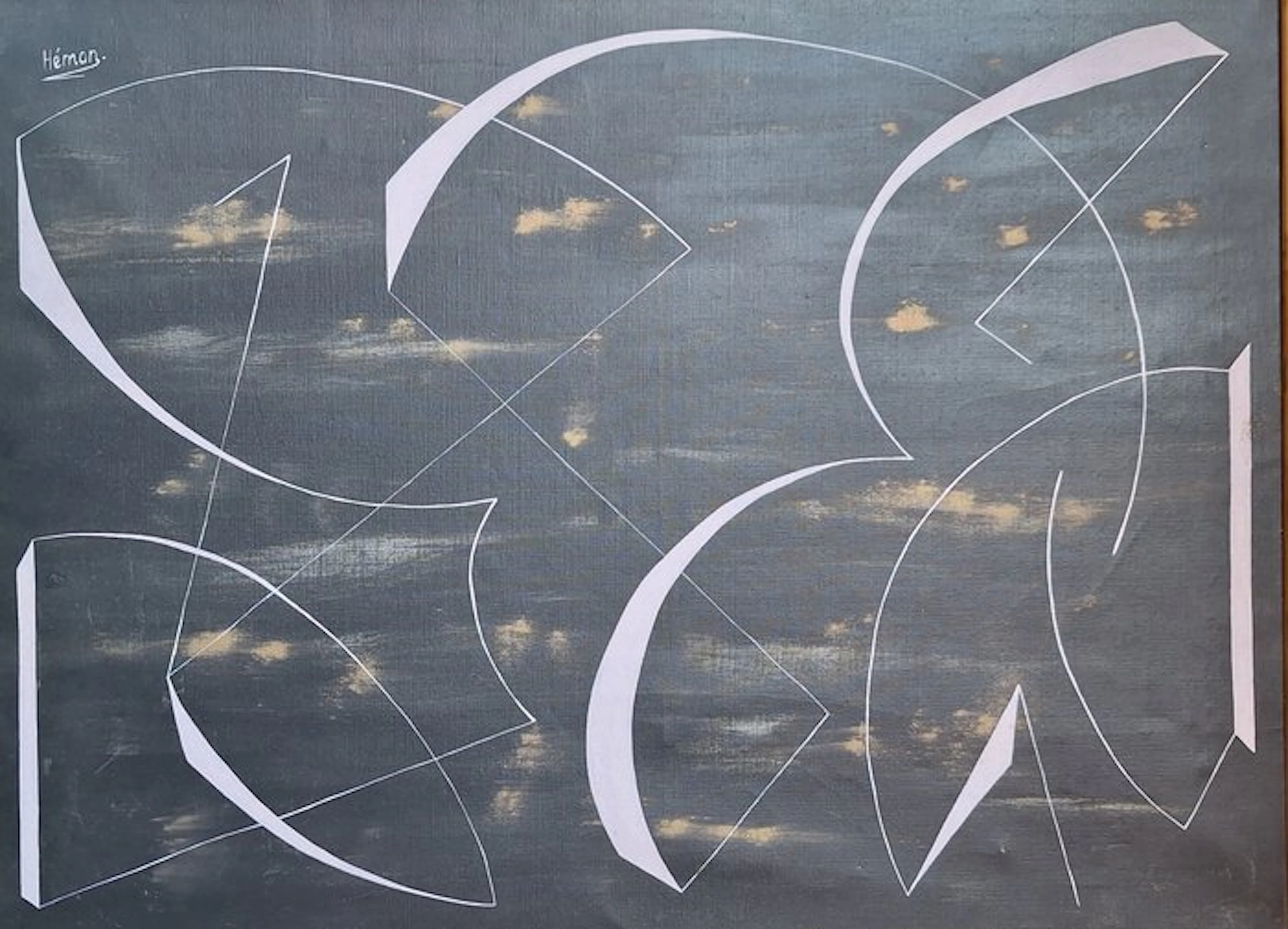 Sedje Hèmon (1923-2011) - Composizione astratta
