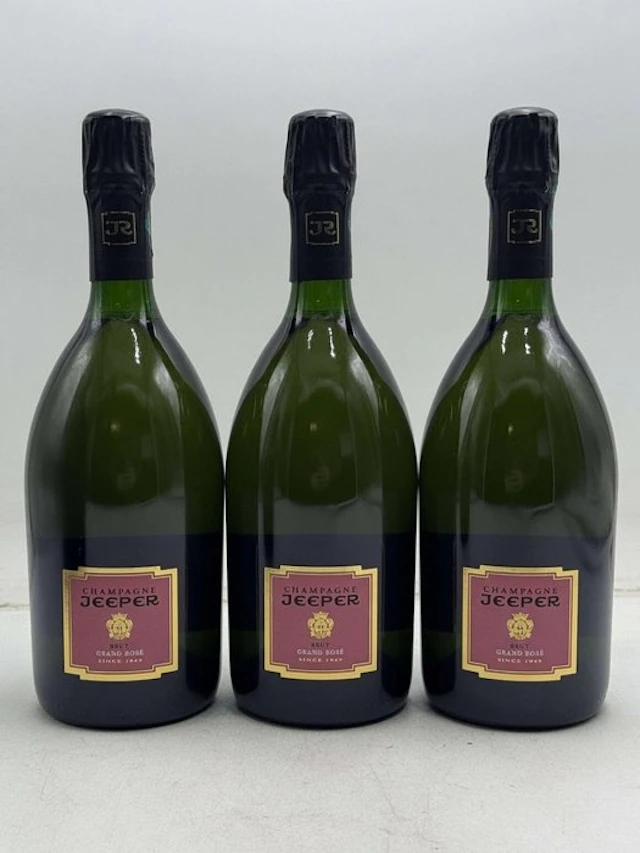 Jeeper, Brut - Champagne Rosé - 3 Bottles (0.75L)