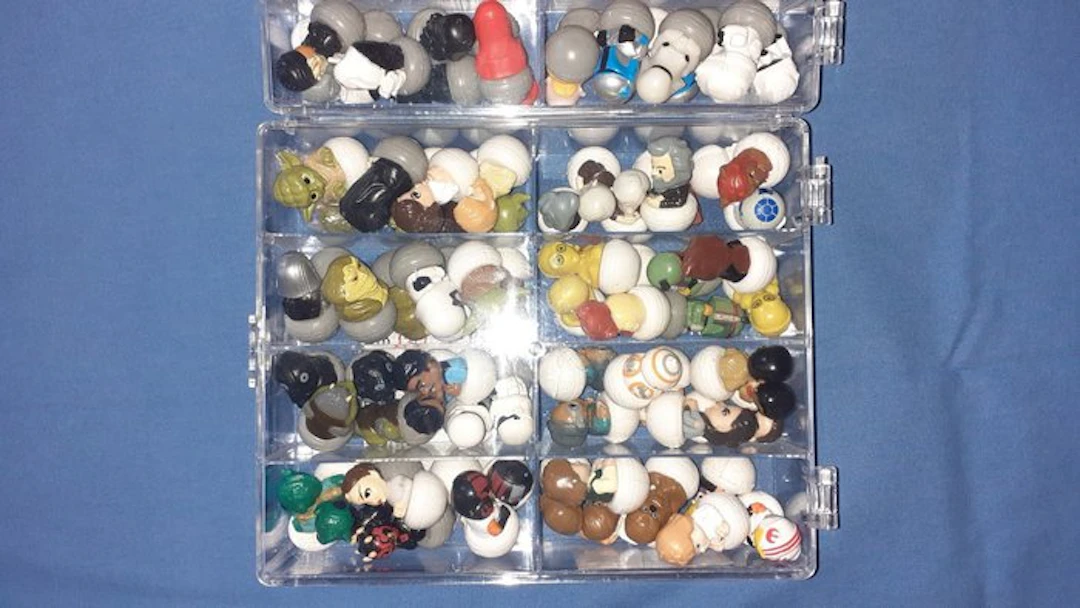 Esselunga - Star Wars - Lotto 40 modellini Star Wars miniature rollinz