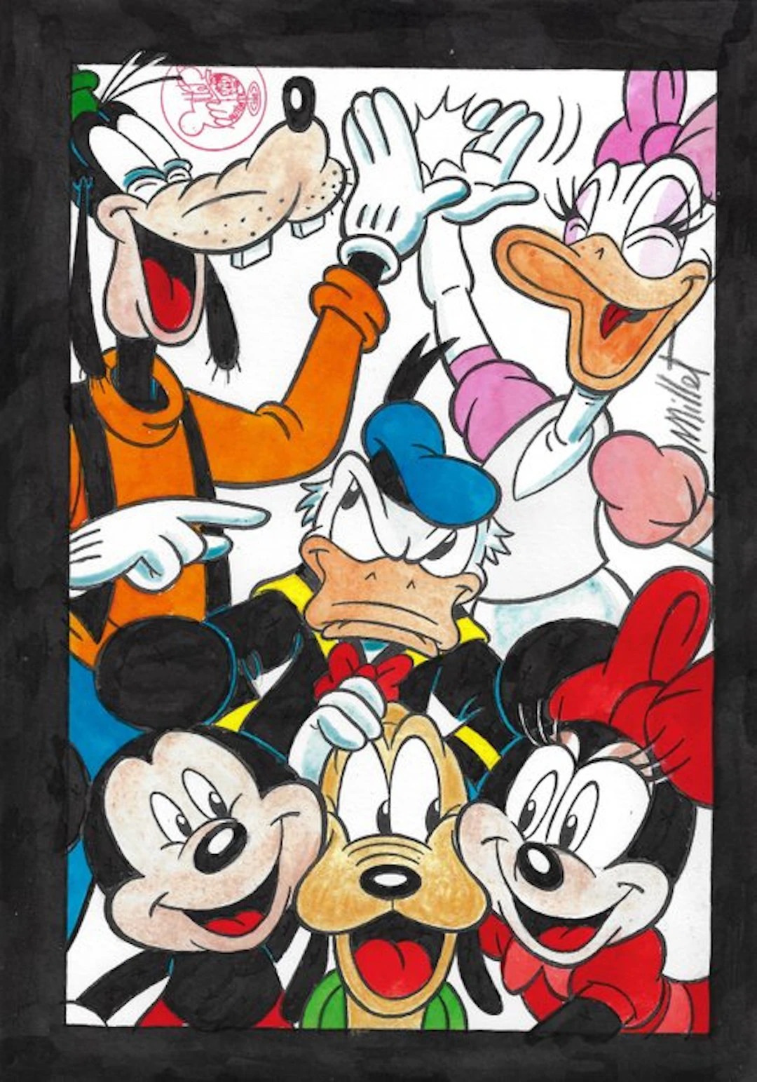 Millet - 1 Watercolour - Mickey Mouse - Vintage Style - 2026