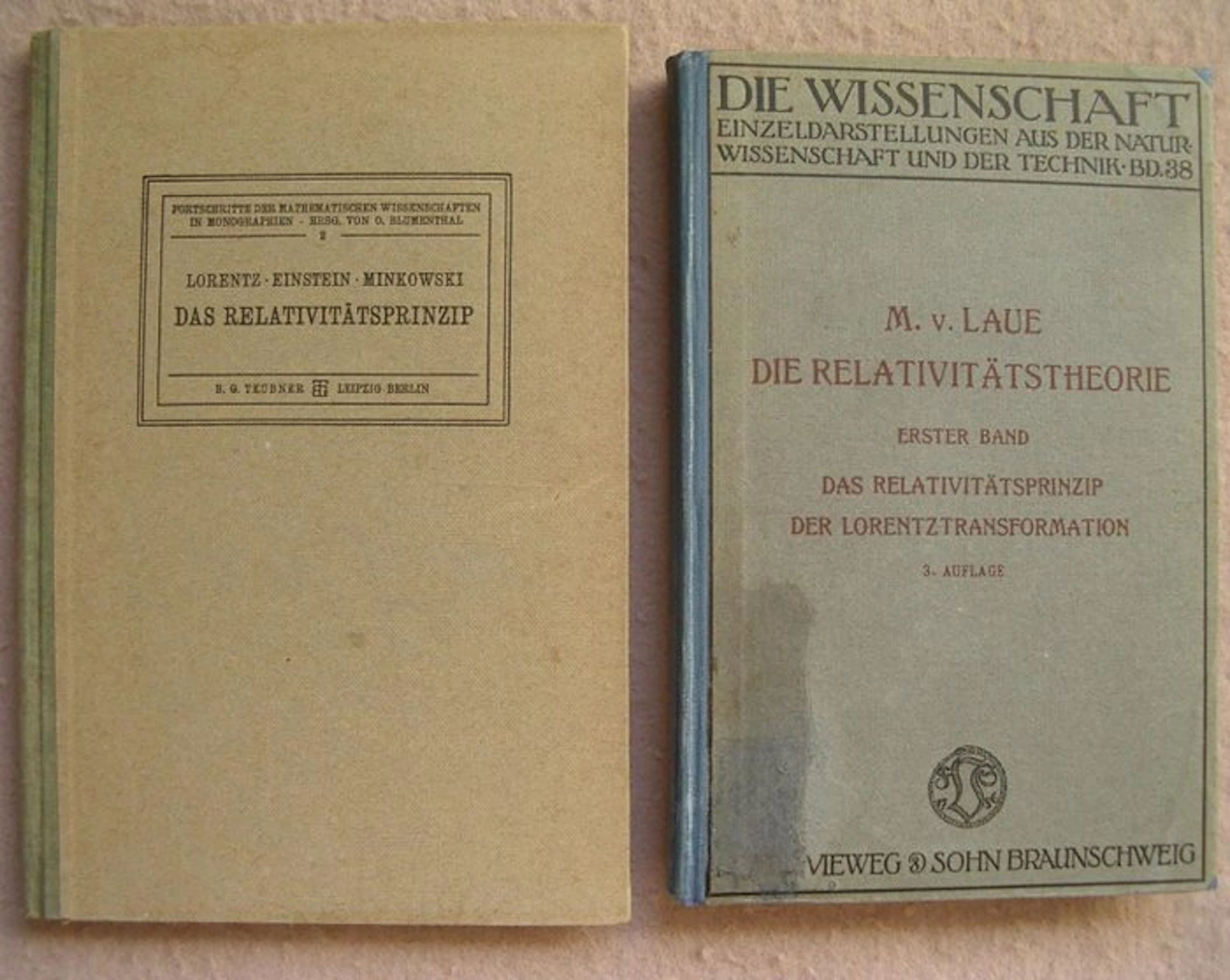 Einstein / Lorentz / Monkowski / Laue - Das...