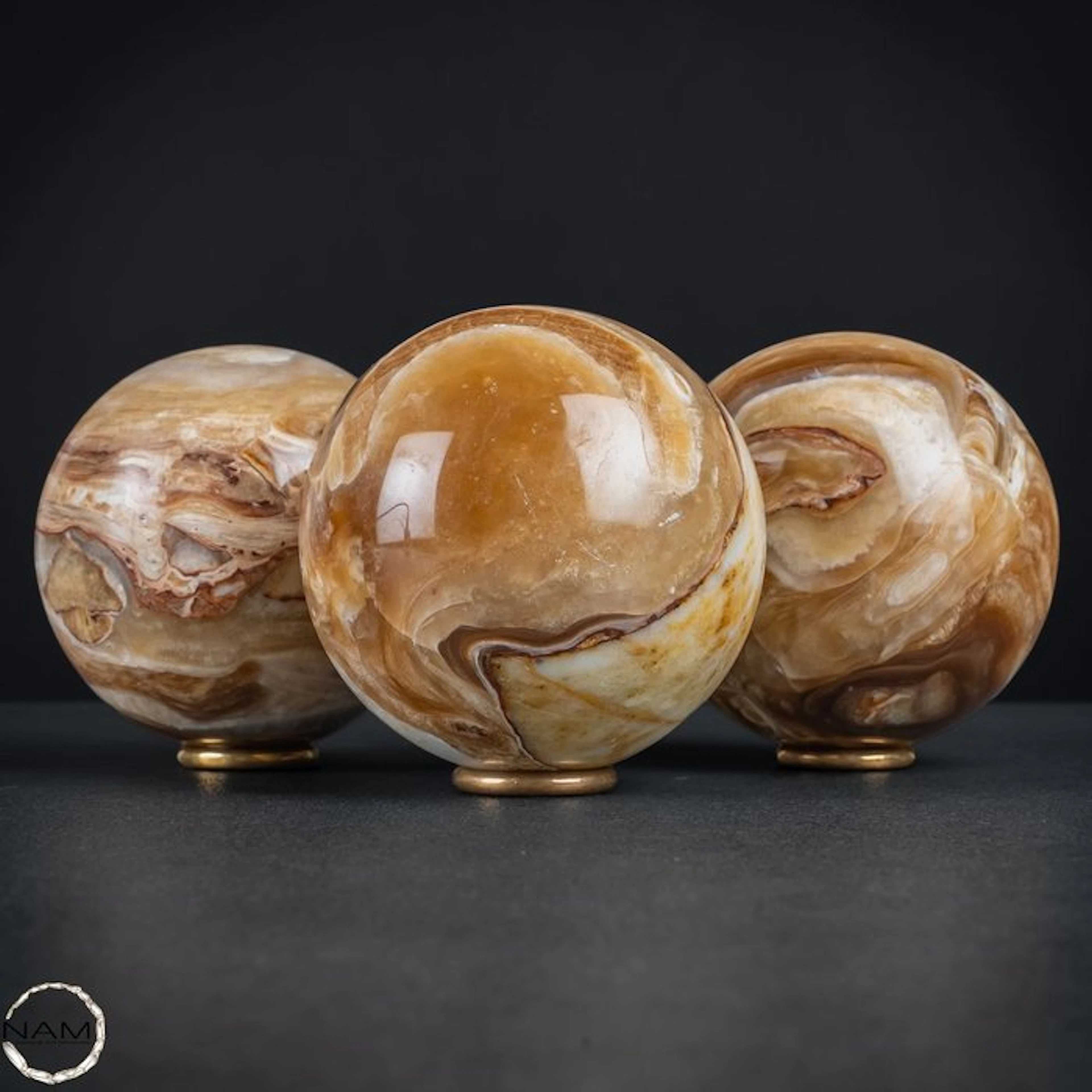 Exclusive aragonite sphere set from Peru – Natural...