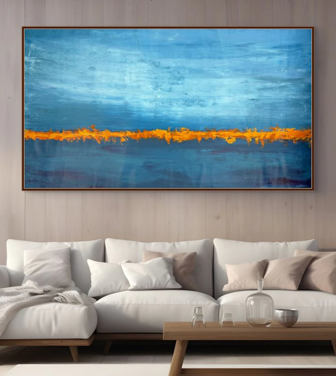 Irina Morisch - Playa dorada- xxl original artwork on linen-