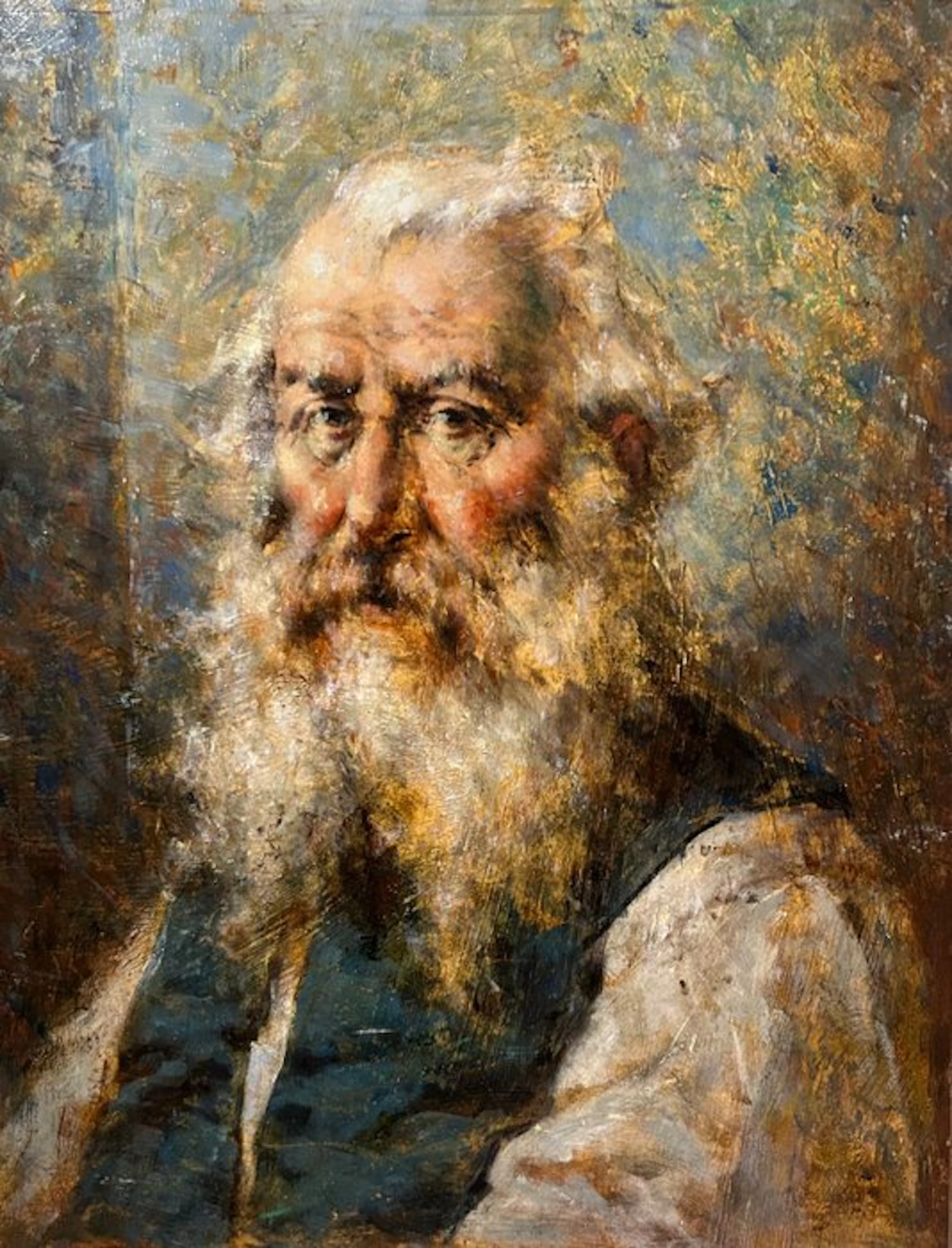Nazzareno Sidoli (1879–1969) - Ritratto di Uomo Barbuto - NO RESERVE
