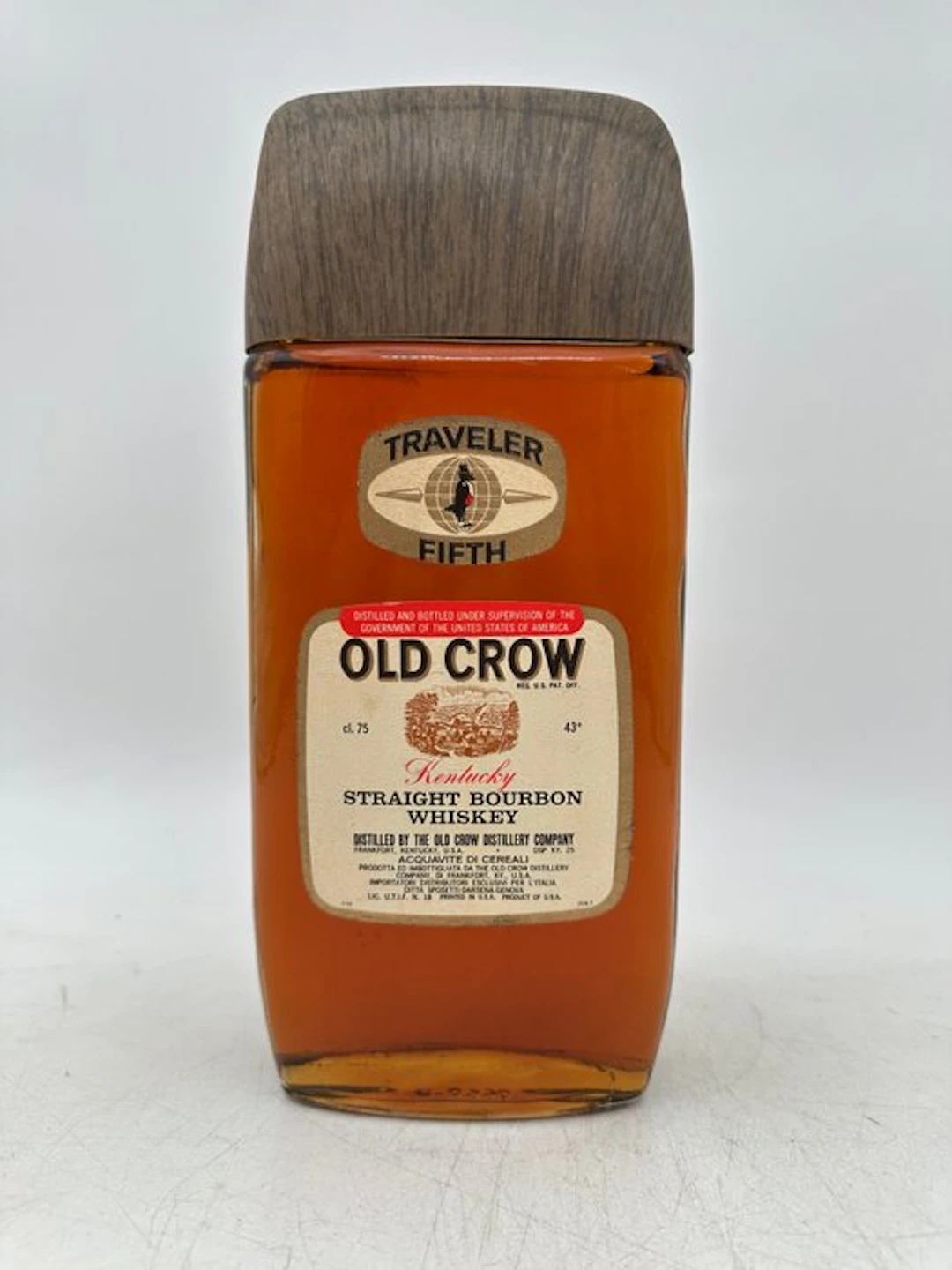 Old Crow Traveler Fifth - b. 1970s - 75cl