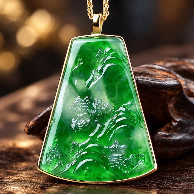 ALGT Certified - Huge and Masterful Natural Jadeite...