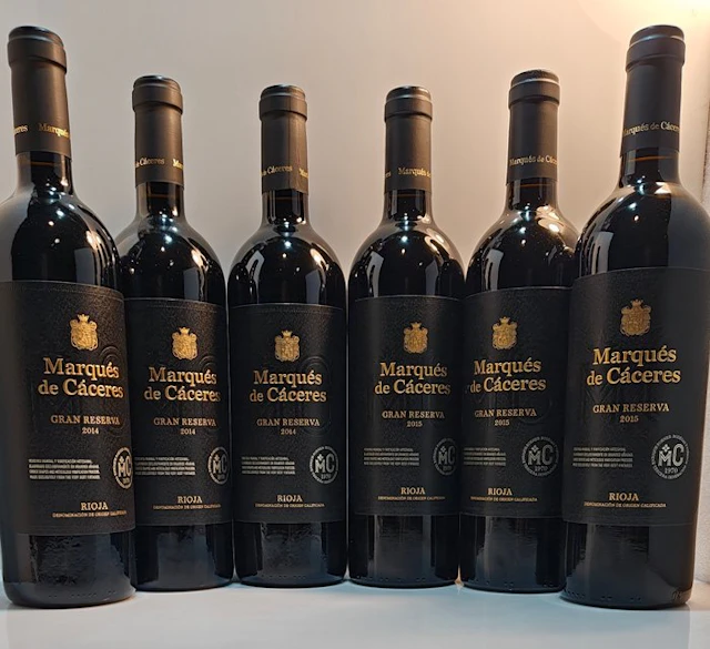2014x3 & 2015x3 Marques de Cáceres Bodegas Unión...