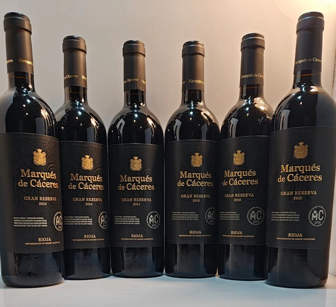2014x3 & 2015x3 Marques de Cáceres Bodegas Unión...