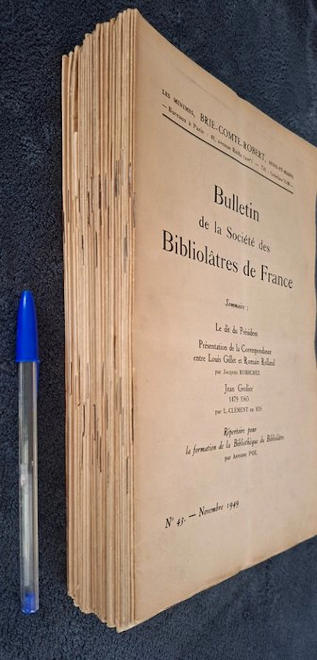 Collectif - Bulletins de la Société Bibliolatres de...