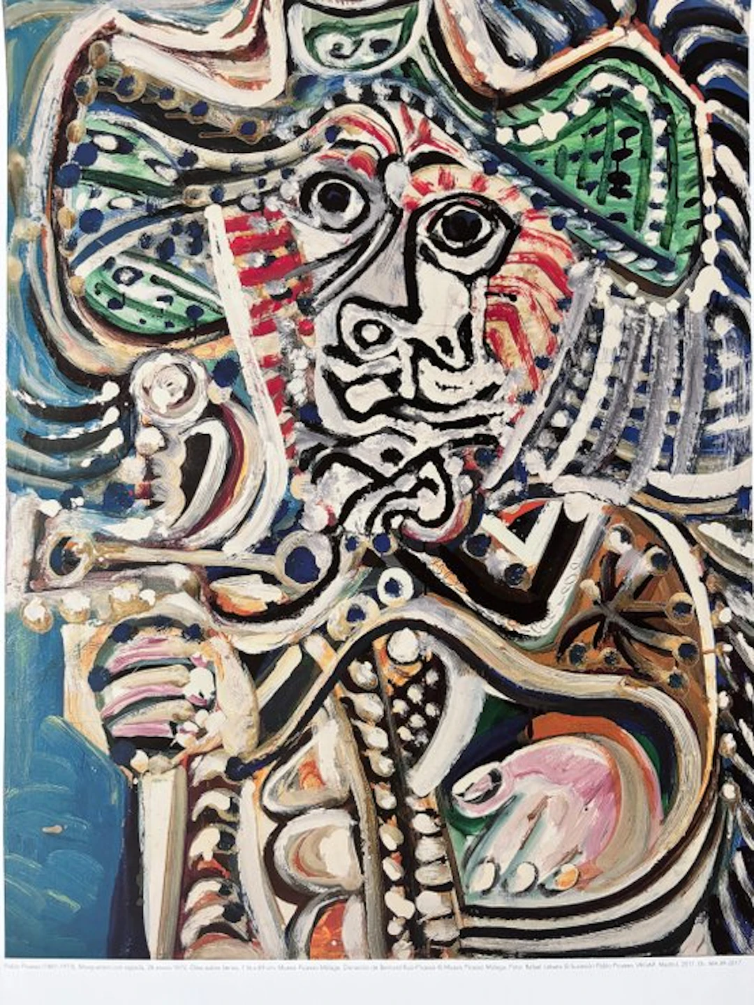 Pablo Picasso (after) - Musketeer with Sword / 1972 / licensed print -