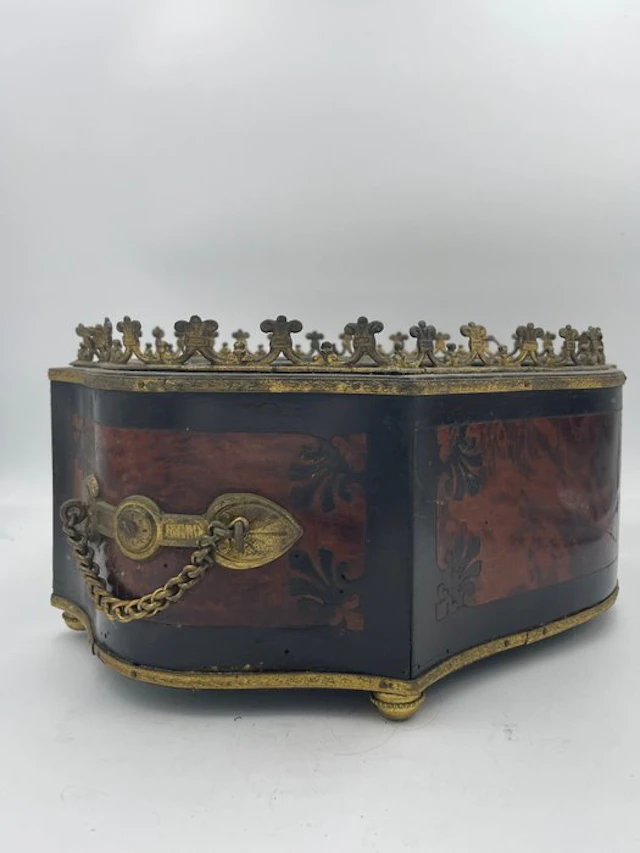 Jardinière - Walnut burl marquetry - Napoleon III