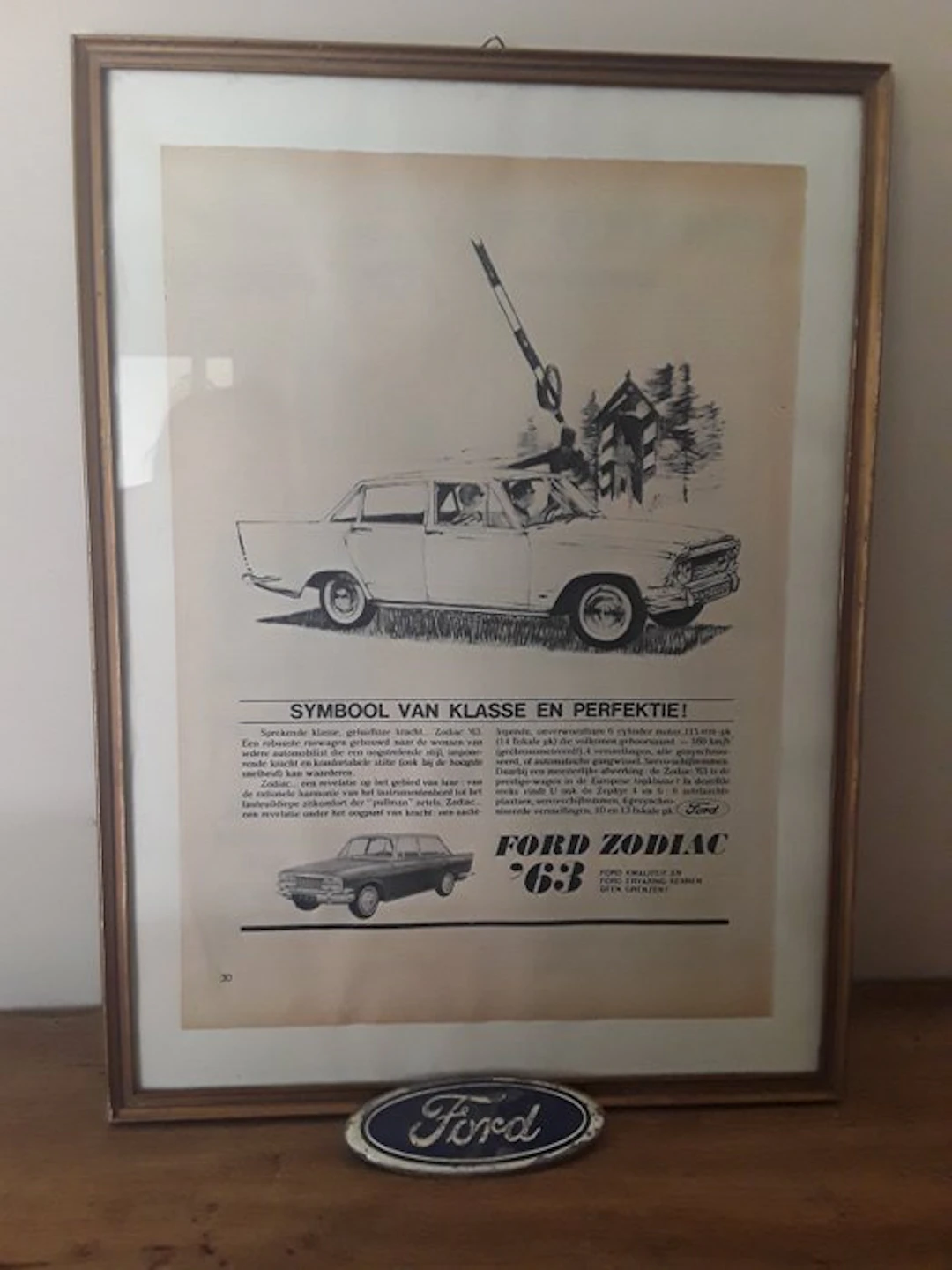 Print - Ford - Ford Zodiac ’63 – originele...