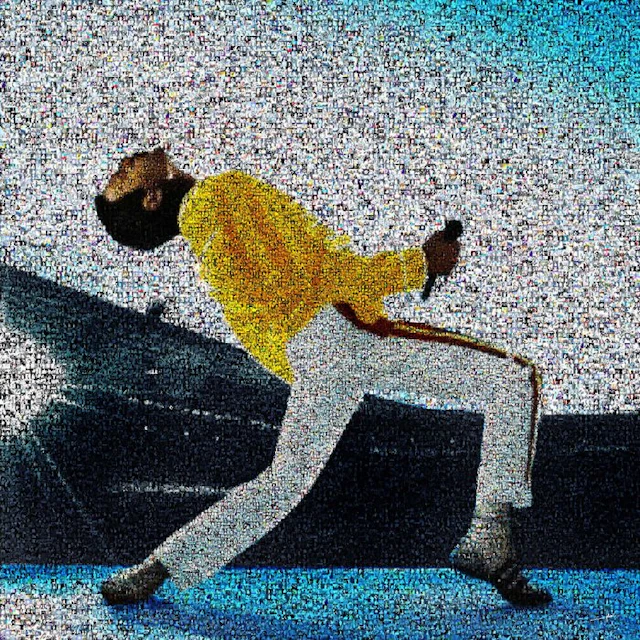 David Law - Crypto Freddy Mercury VIII - 2.0 - Format XL 60x60