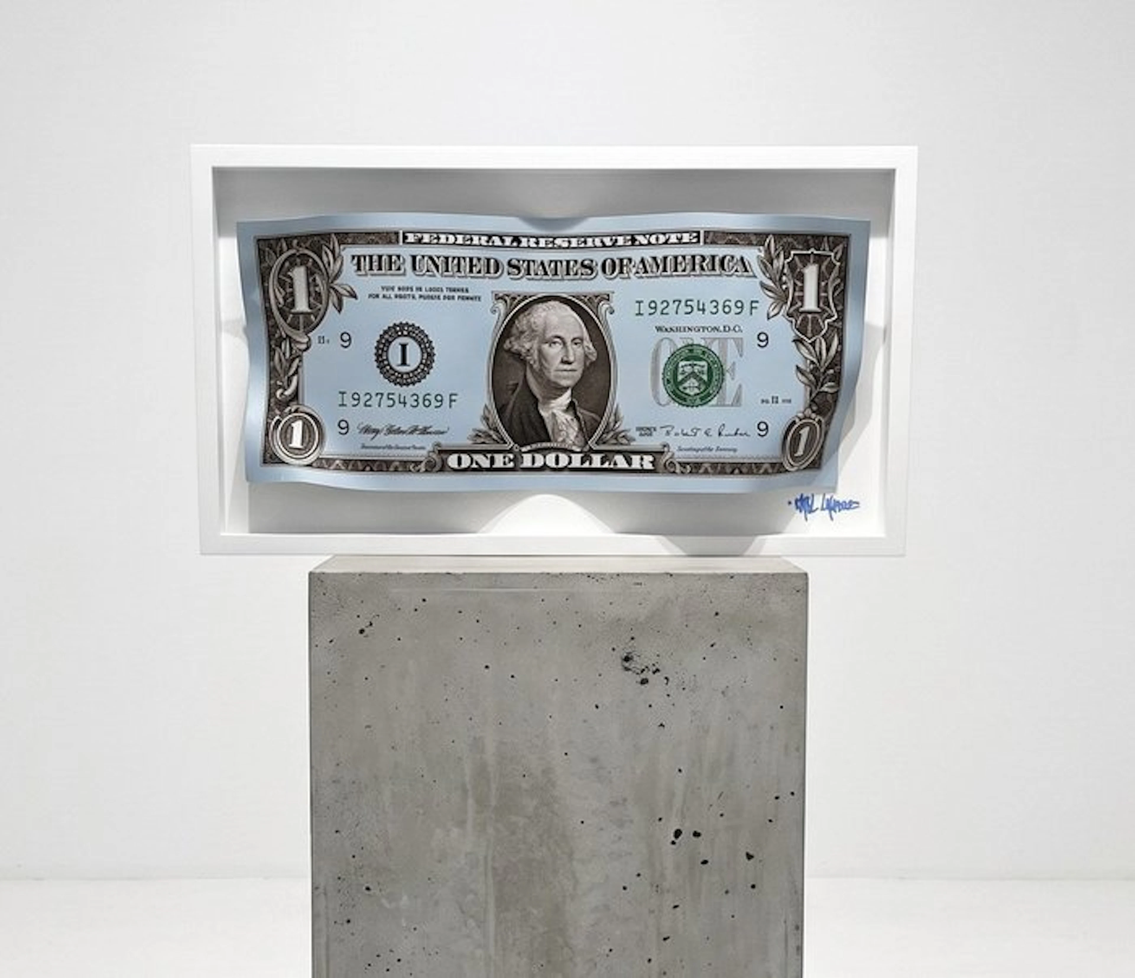 Karl Lagasse - Sculpture Alluminium et Bois NEW *One dollar minimalist Miami*