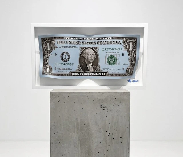 Karl Lagasse - Sculpture Alluminium et Bois NEW *One dollar minimalist Miami*