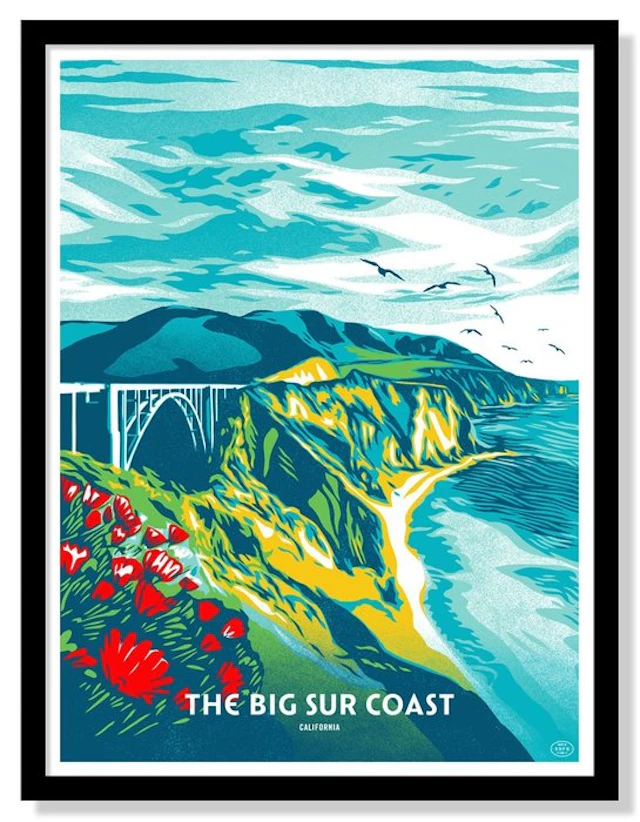 Shepard Fairey (OBEY) - The Big Sur Coast - Édition 59 Parks