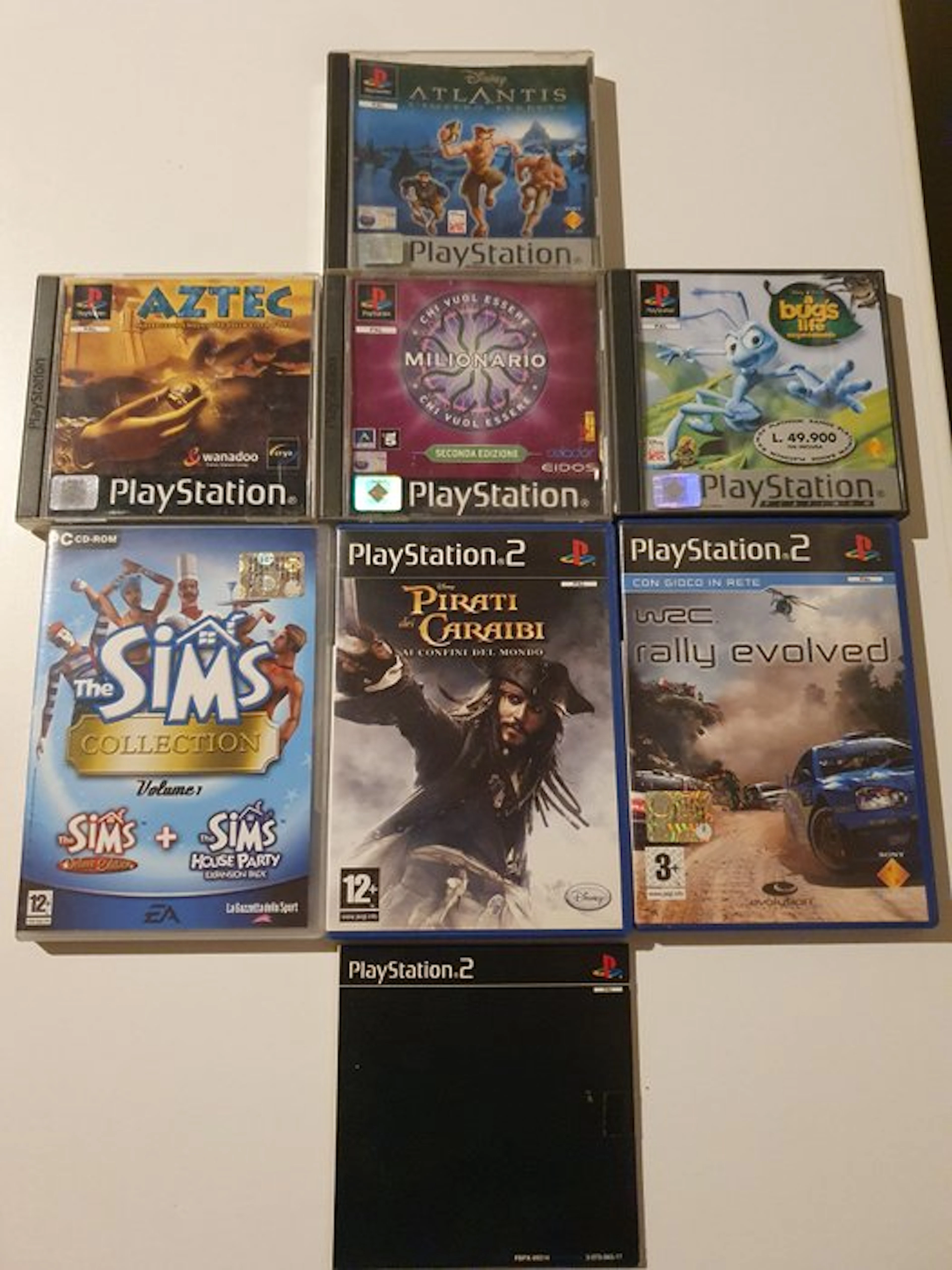 Sony - Playstation-Pc - Lotto di 8 Giochi PS1 e PS2 e PC...