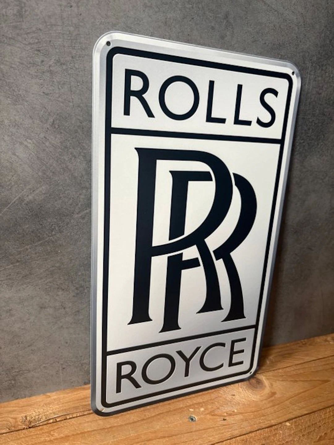 Magnificent Rolls-Royce emblem logo - Metal plaque - 40...