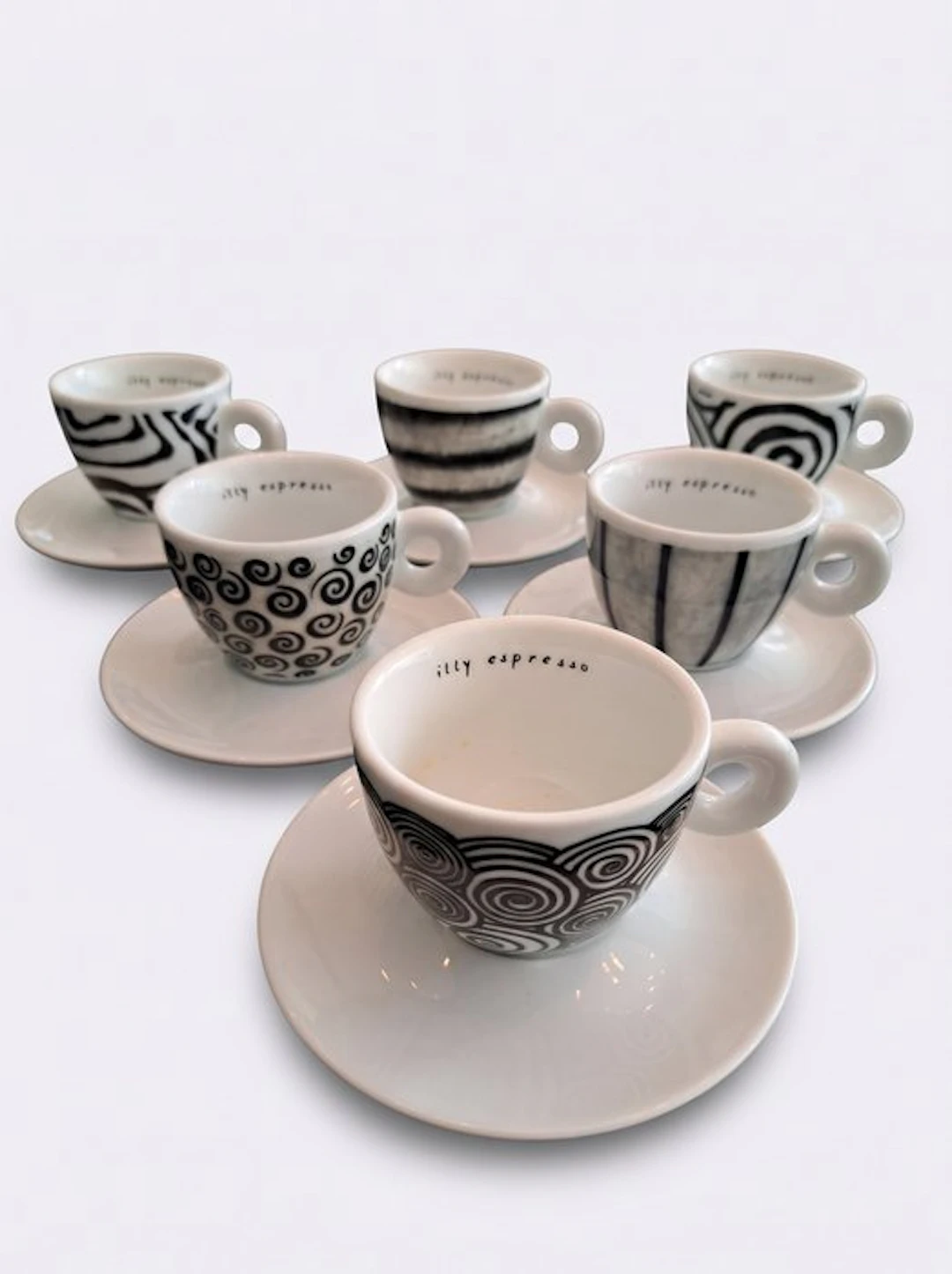 illy Roberta Pietrobelli Spirale - Coffee set (6) - Porcelain