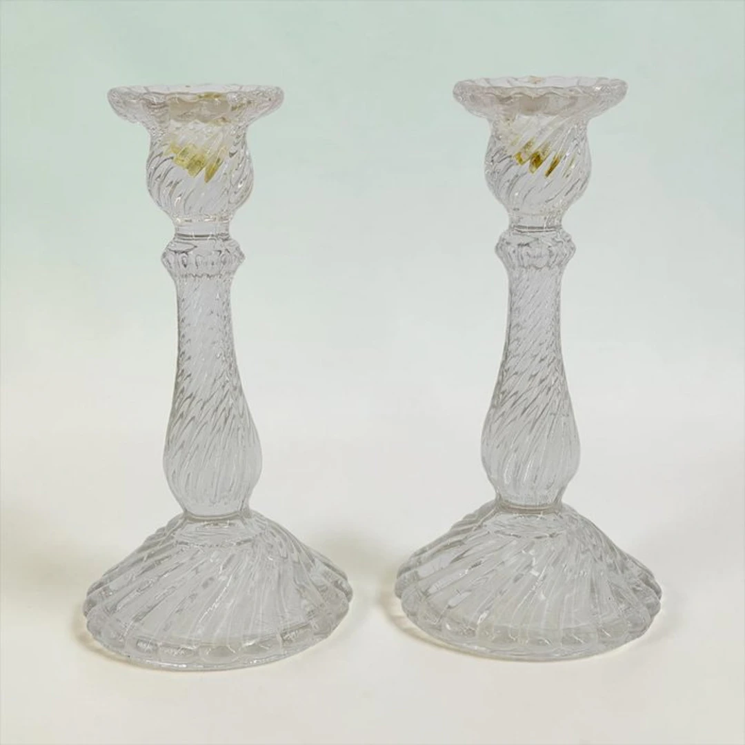 Candelabrum Victorian Style (2) - Crystal