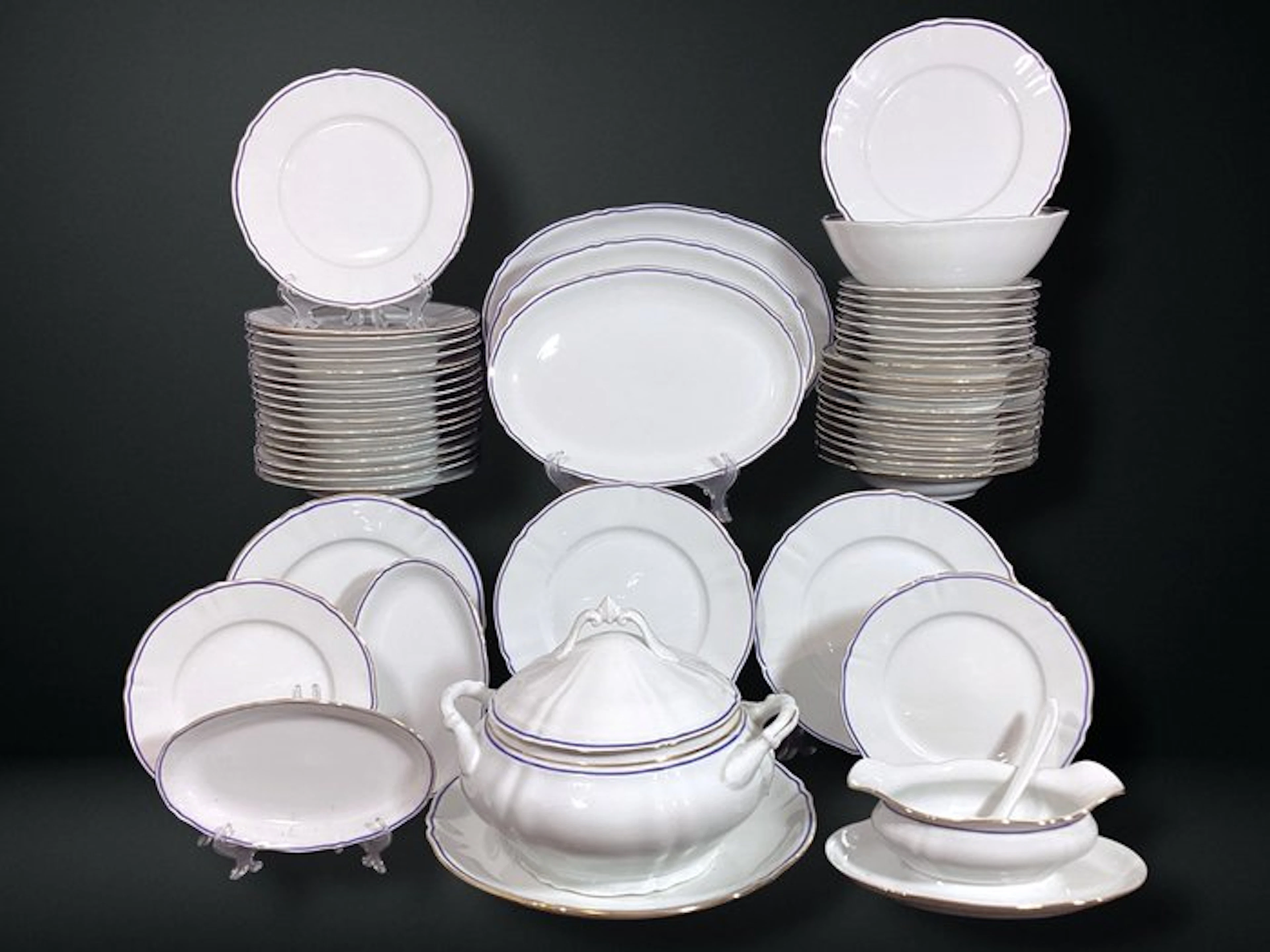 Richard Ginori - Table service (54) - Old Milan - Porcelain