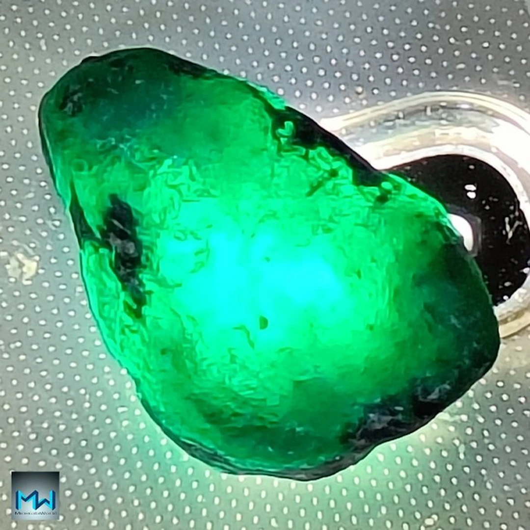 Colombian Emeralds (green variety of beryl) Rough...
