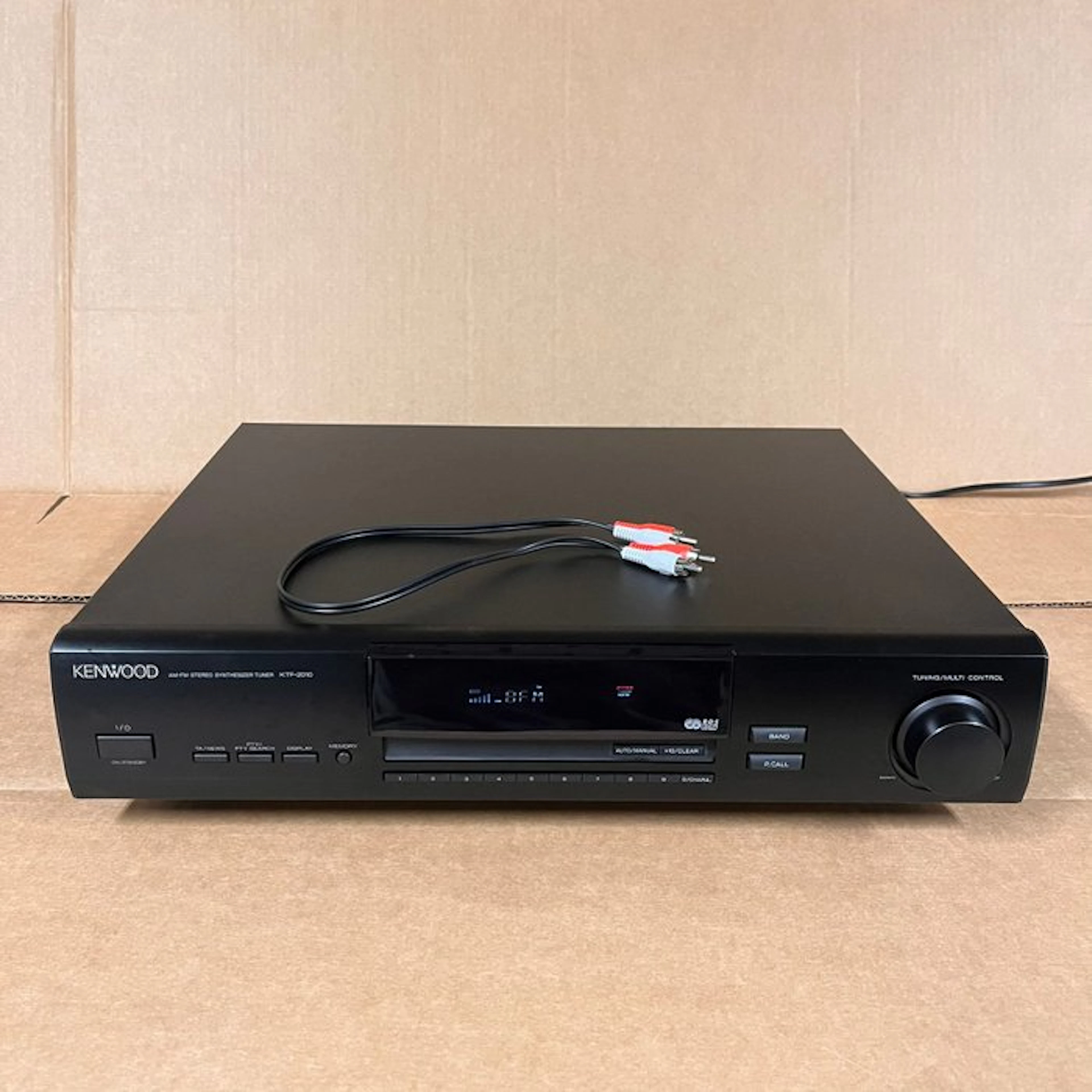 Kenwood - KTF-2010 AM/FM Stereo RDS Tuner