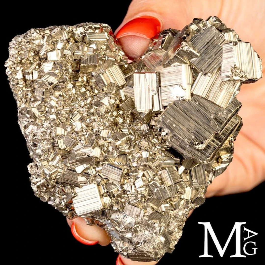 Magnificent Perfectly Formed Pyrite Crystals Cubic Pyrite...