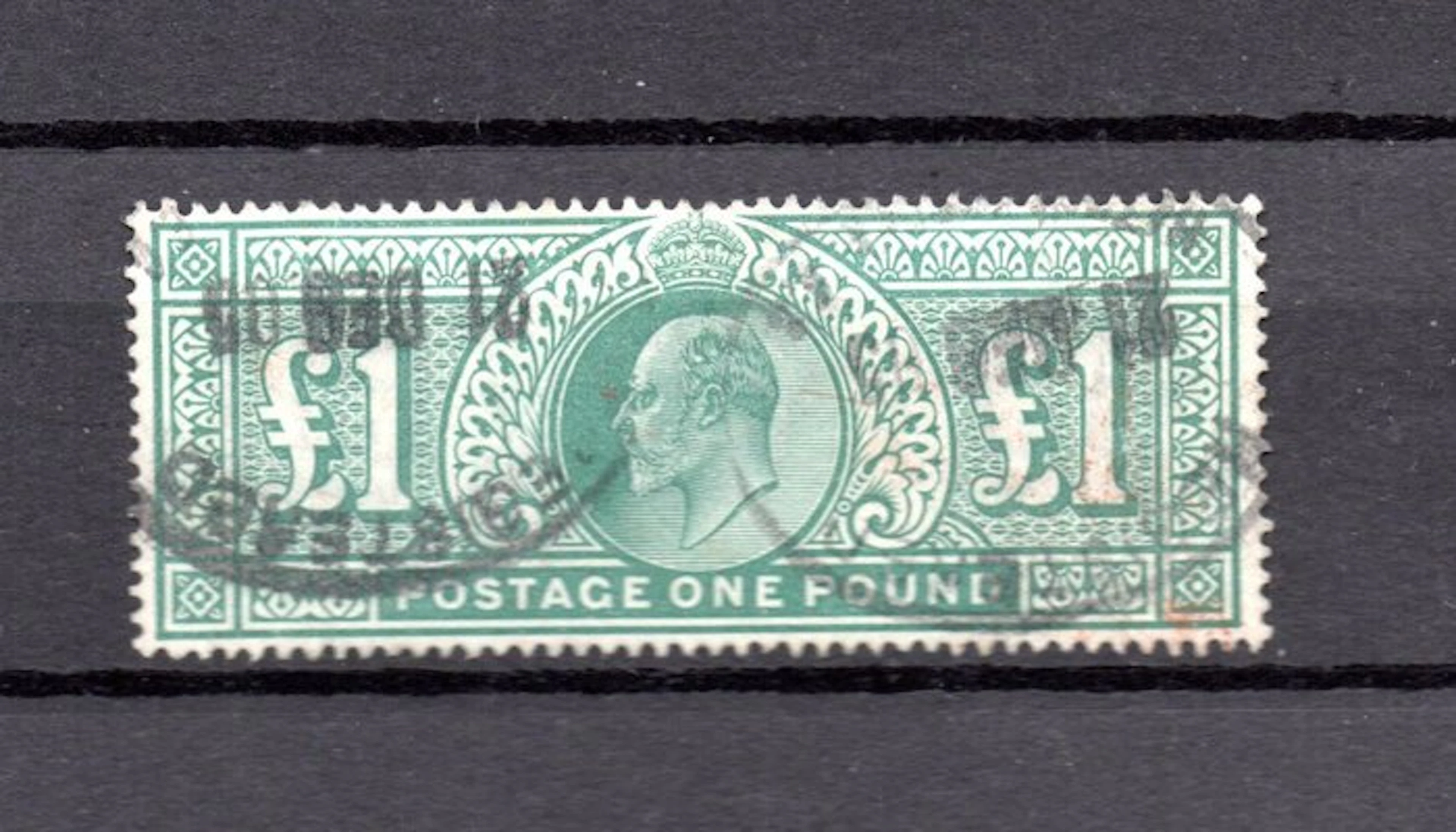 Great Britain 1902 - Edward VII 1 Pound, proof, used - Michel 118/S.G. 266