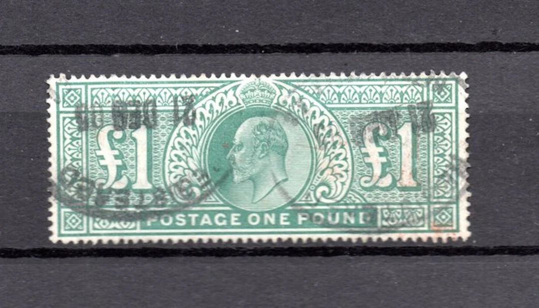 Great Britain 1902 - Edward VII 1 Pound, proof, used - Michel 118/S.G. 266