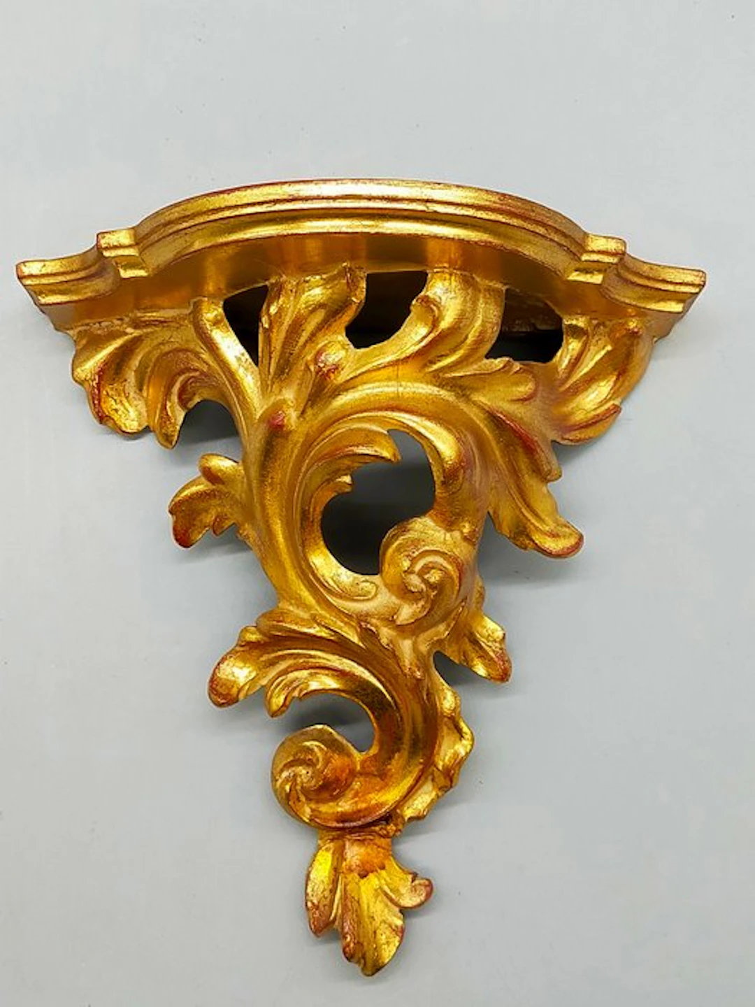 Console table - Wood - Antique Baroque wall console