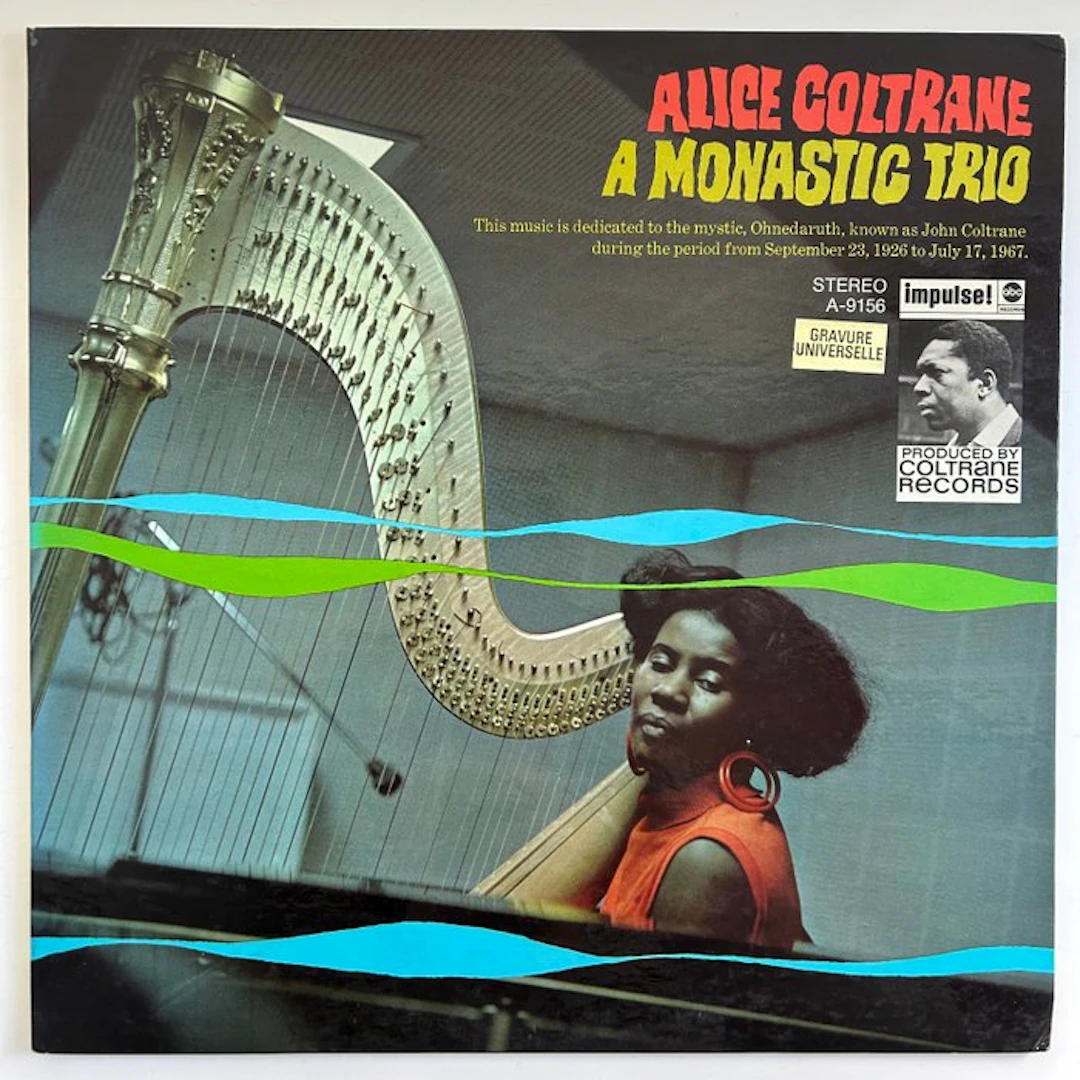 Alice Coltrane - A Monastic Trio (1st French!) - Single vinyl record - 1968