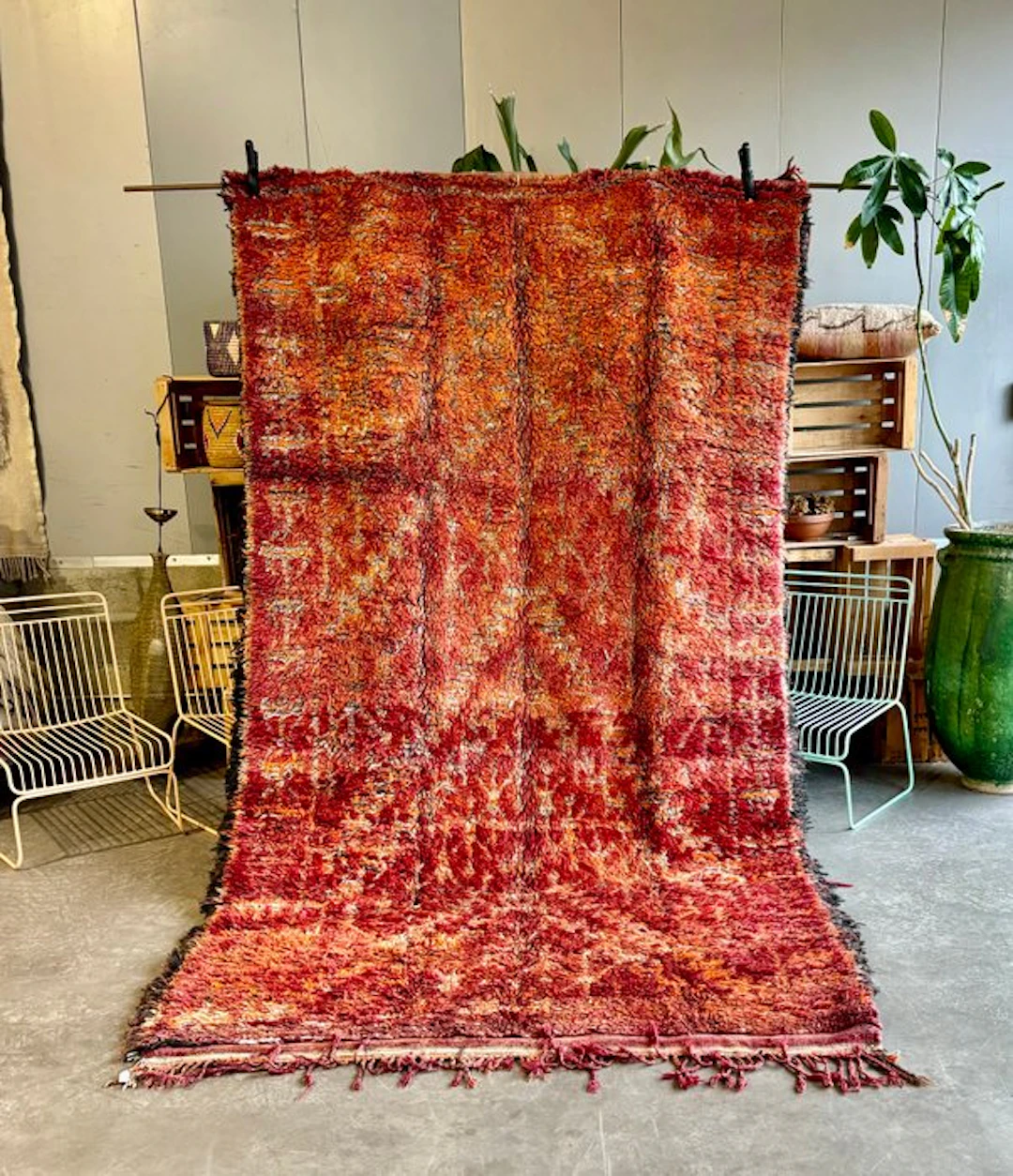 Moroccan Berber Boujad Wool Rug - Rug - 330 cm - 185 cm